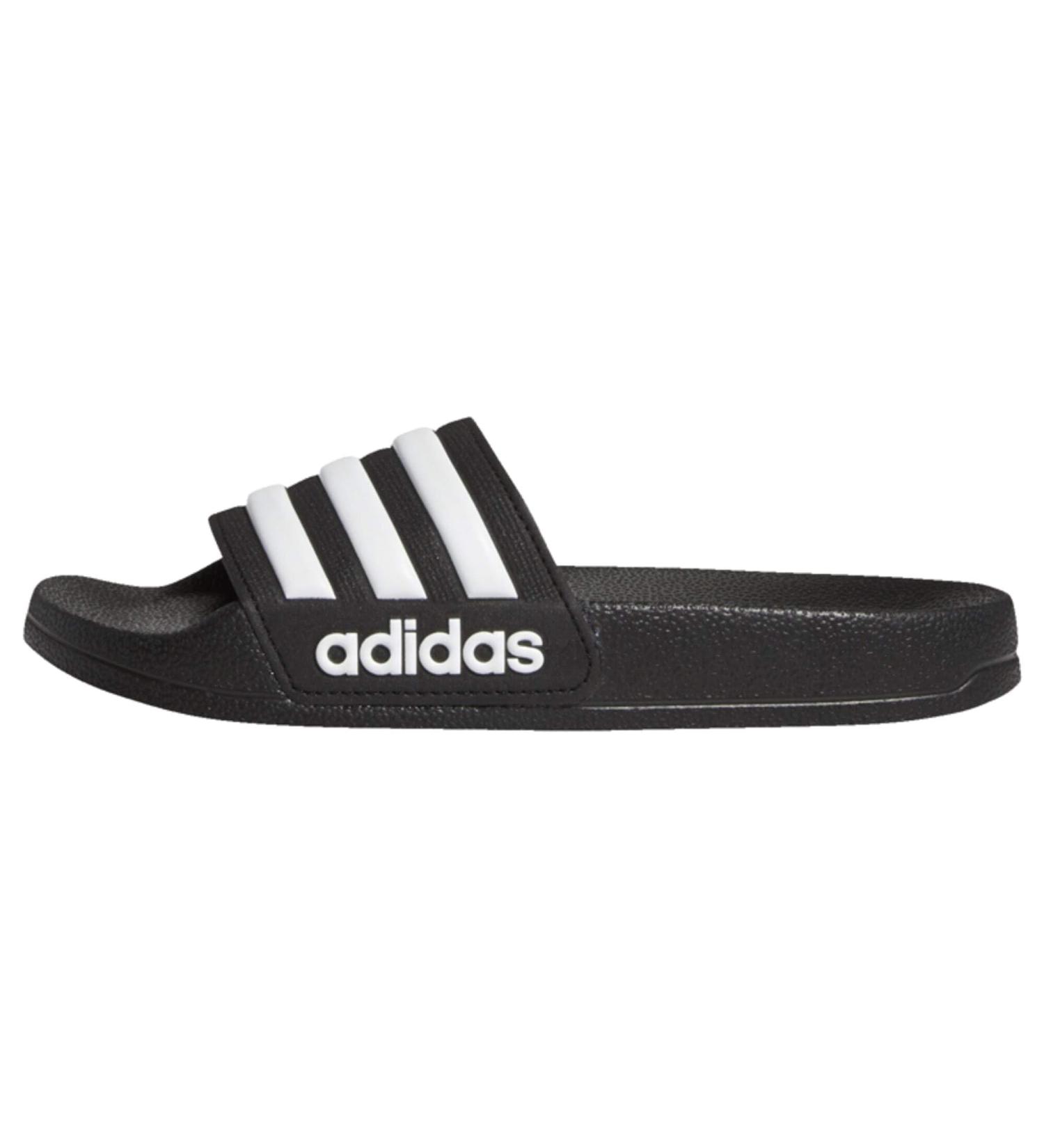 Buy adidas Unisex Kids Adilette Shower Slippers 35 EU - Core Black Ftwr White - International Shipping Available - Buy Online on GoSupps.com
