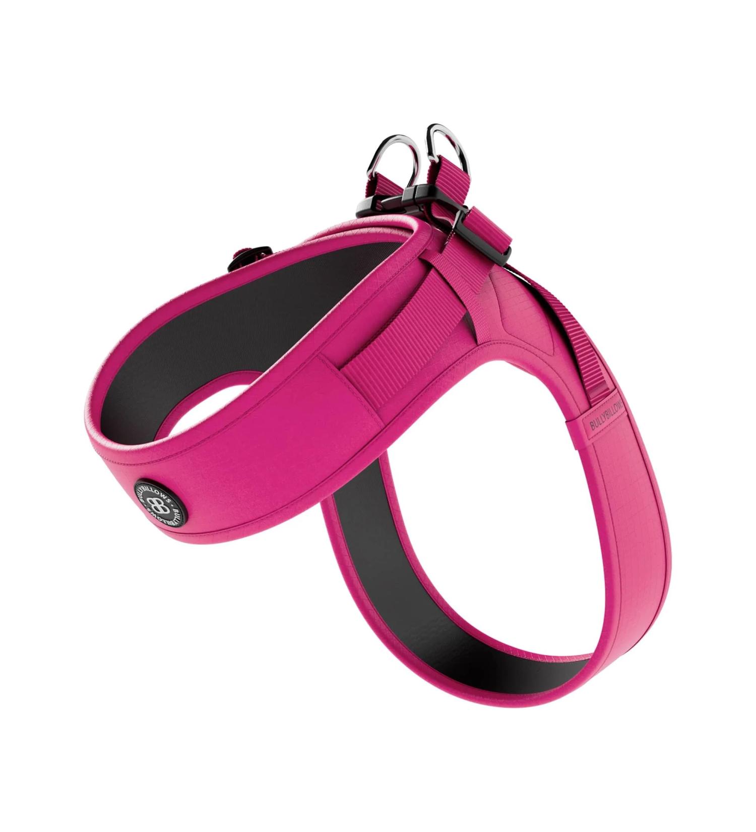 BullyBillows Boomerang Harness | Lightweight & Non-Restrictive Dog Harness | Easy Slip On & Off Design | Premium Quality with Velcro Strap | Carminerose M Medium - Buy Online on GoSupps.com