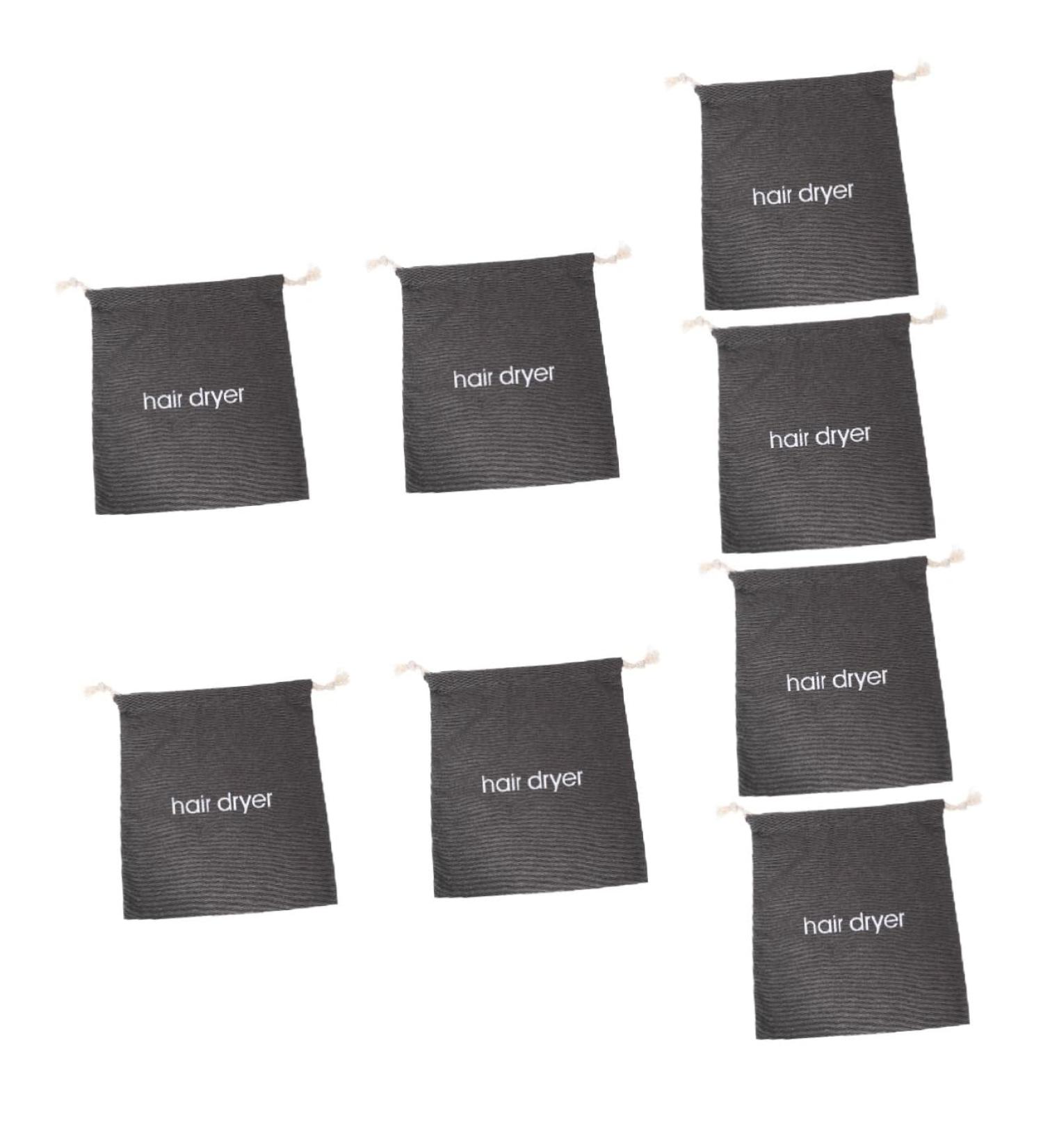 Healeved 8 Pcs Hair Dryer Storage Bag Travel Toiletry Containers Blow Dryer Bag Make up Travel Bag Canvas - Buy Online on GoSupps.com