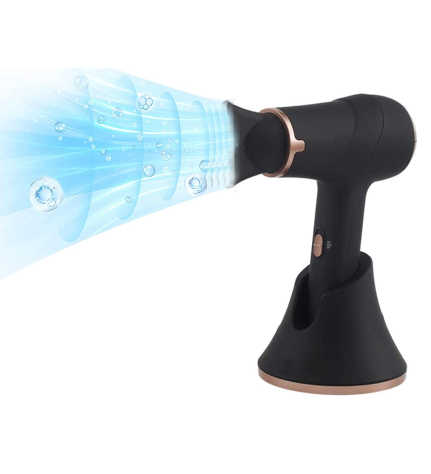 Travel Hair Dryer Portable Cordless Hair Dryer Lightweight Foldable Rechargeable Hair Dryer Gift for Women - Buy Online on GoSupps.com