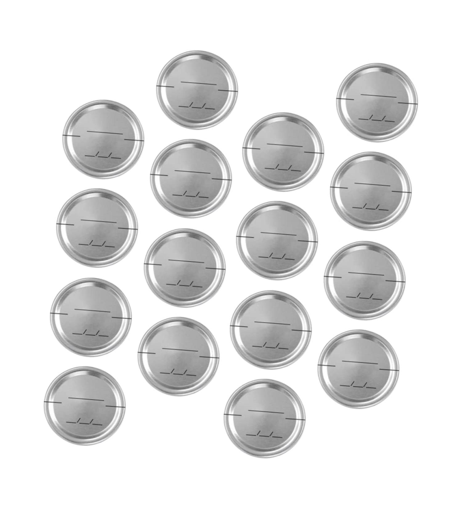 POPETPOP 120 Pcs Mason Jar Lids Mason Can Metal Lids Drinking Lids Tool CD Mason Jar Supplies Tin Mason Jar Disc Mason Jar Sealed Tool Mason Jars Date Discs Caps With Cover Garlic Tinplate Silverx4pcs 8.6X8.6X0.2CMx4pcs - Buy Online on GoSupps.com