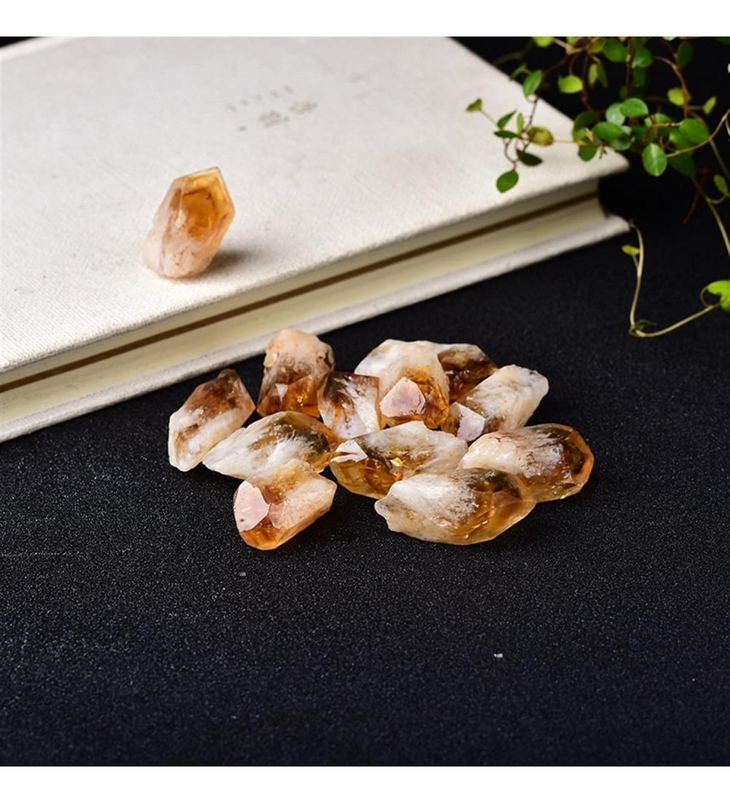 Natural Citrine Point Quartz Raw Rock Ore EnergyStone Ornaments Can for Home DIY Gift (Color : Citrine Size : 10PC) HOMEZHOU (Color : Citrine Size : 5PC) 5PC Citrine - Buy Online on GoSupps.com