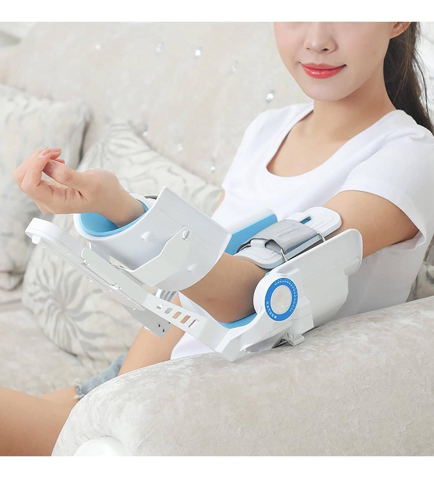 Electric Elbow Rehabilitation Device Full Angle Exercise Remote Control Speed Adjustable Wrist Joint Training Suitable for Muscle Stiffness - Buy Online on GoSupps.com