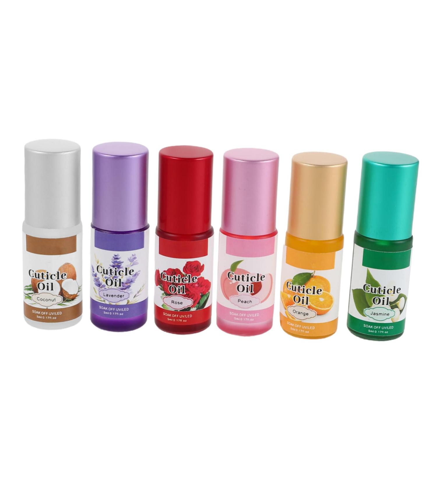 Mikikit 6 Pi ces Roll Cuticle Oil Nourishing Nail Treatment Hydrating Strengthener For Dry Damaged Nails And Cuticles Daily Care - Buy Online on GoSupps.com