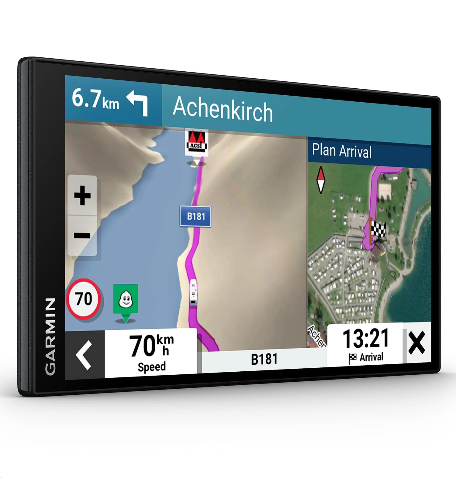 Garmin Camper Navigation Device 7 Display - 3D Maps for Europe & South Africa Real-Time Traffic Campsite Database - Black 795 MT-DEU - Buy Online on GoSupps.com
