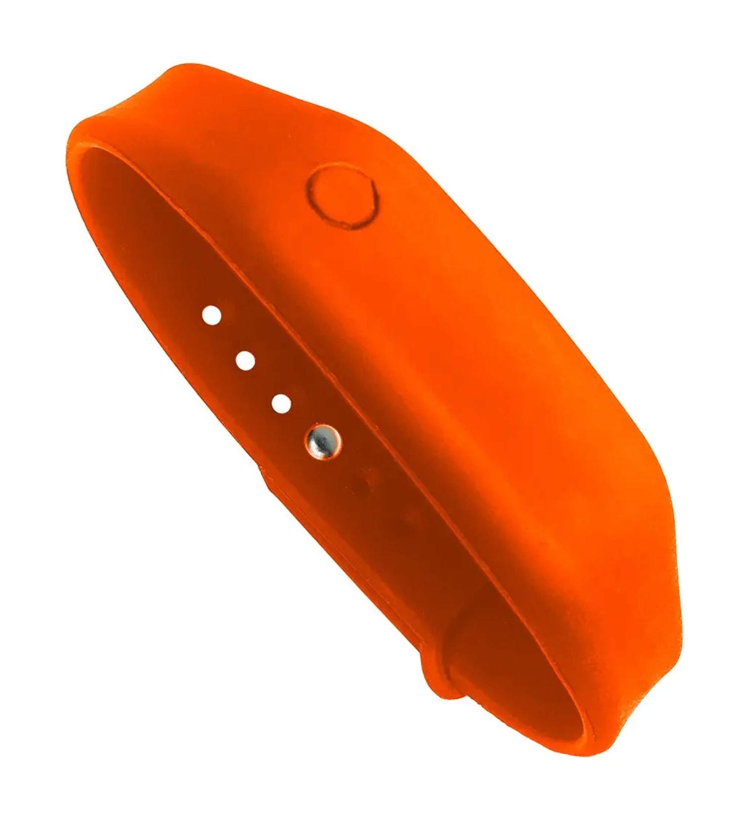 Men's Refillable Sanitizer Bracelet | Silicone Stay Safe Accessory | 8.50in - M2020 Orange - Buy Online on GoSupps.com