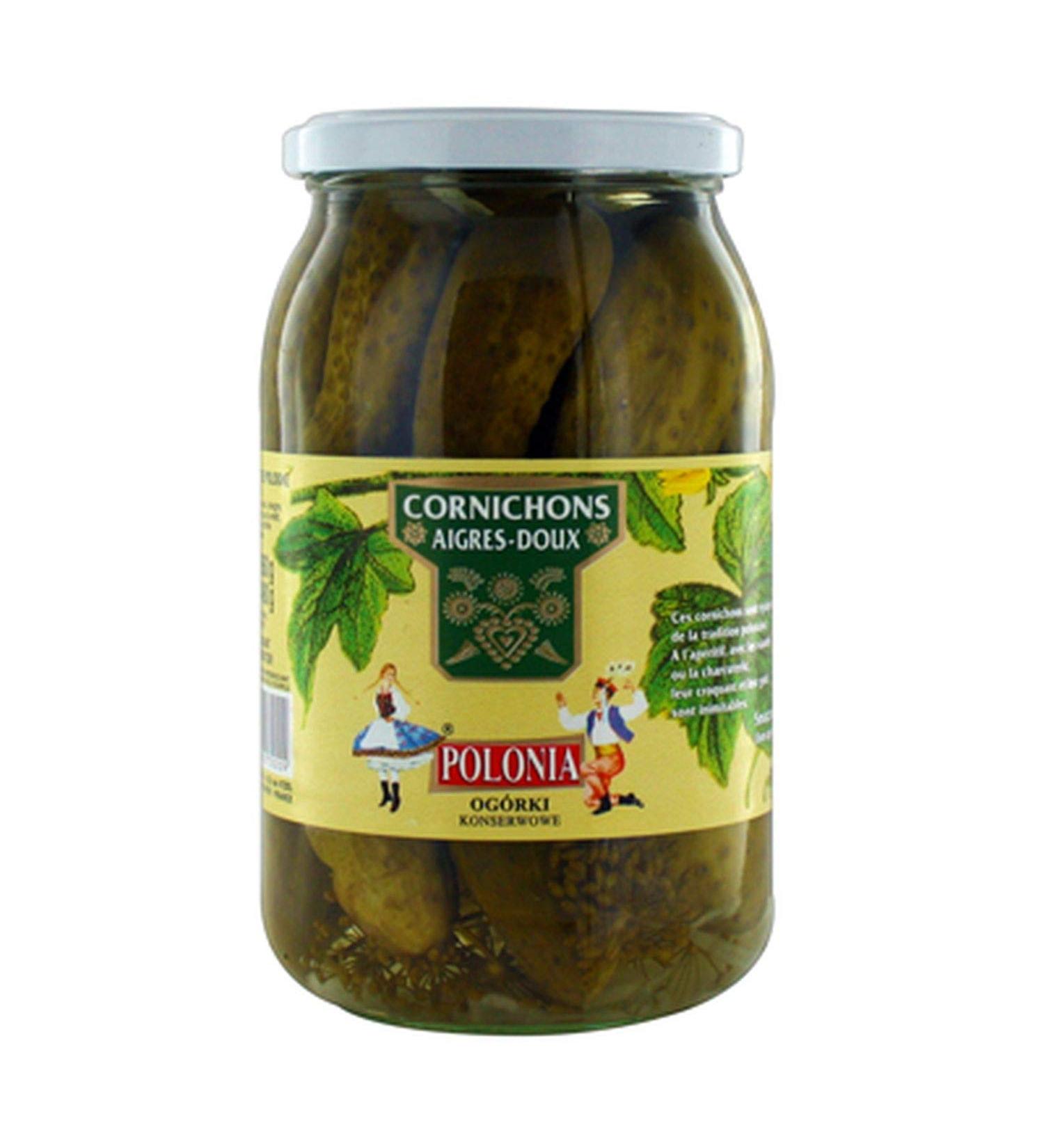 Sweet and sour pickles - Ogorki - jar 490g
