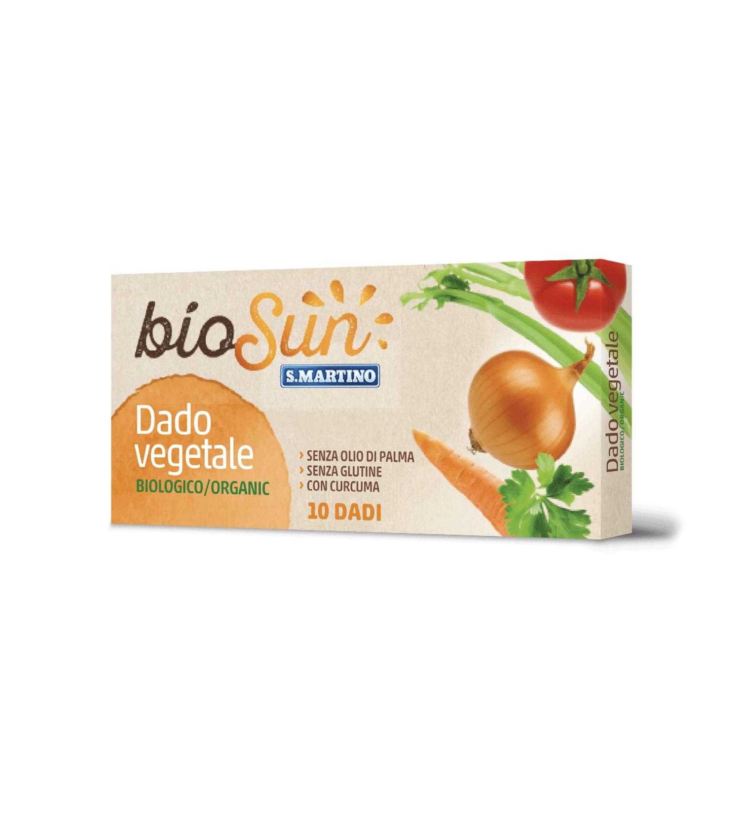 Buy S.Martino BioSun Organic Vegetable Stock Cubes - 1 Pack (100g) | International Shipping Available - Buy Online on GoSupps.com