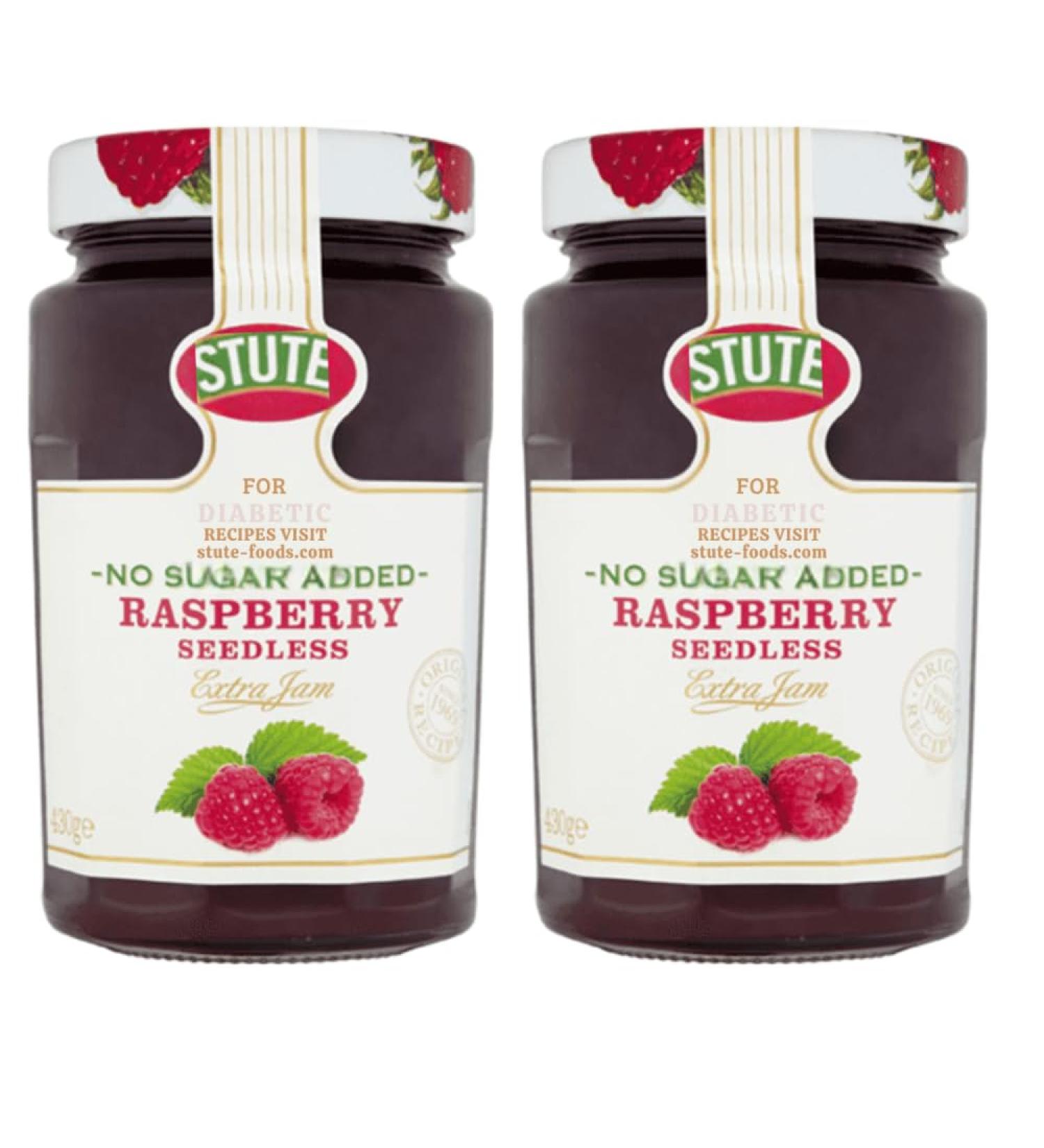 Stute Confiture sans sucre ajout framboise sans p pins 430 g x 2 fruits naturels aux baies sucr es tartiner faible teneur en calories cr me de th avec carte de remerciement Welari | (lot de - Buy Online on GoSupps.com