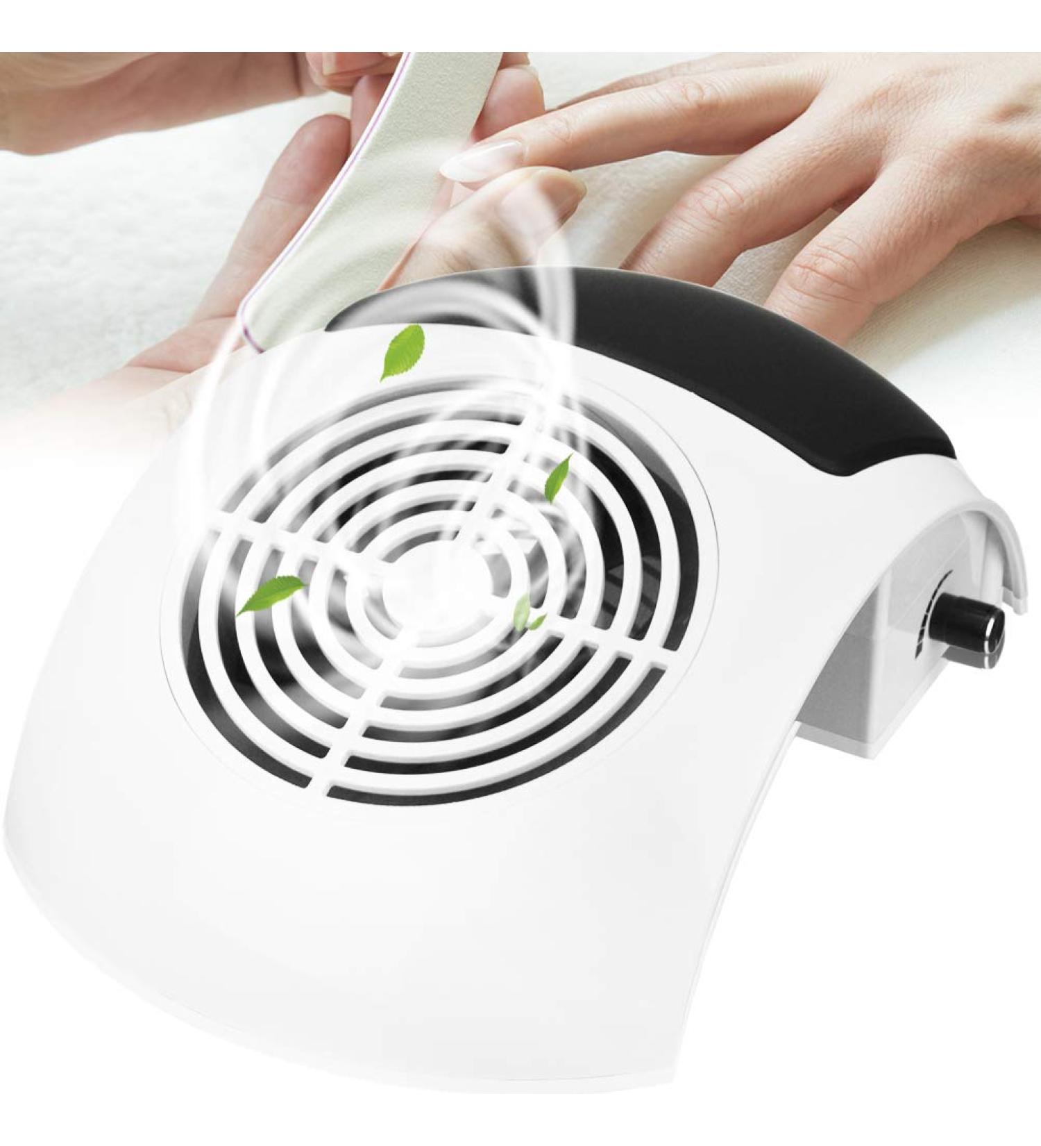 Nail Dust Collector 80W - Professional Nail Vacuum Cleaner for Salon & Home Use - Buy Online on GoSupps.com