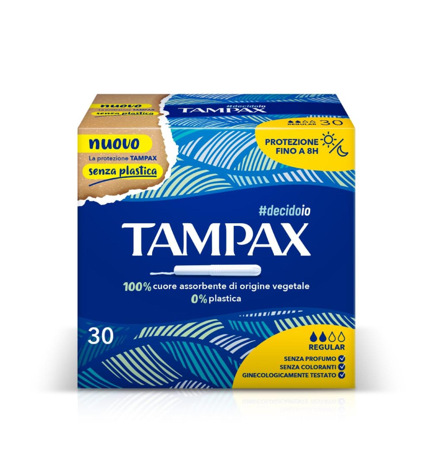 Tampax Blue Regular Tampons with Applicator - 30 Count Box | Buy Internationally - Fast Shipping - Buy Online on GoSupps.com