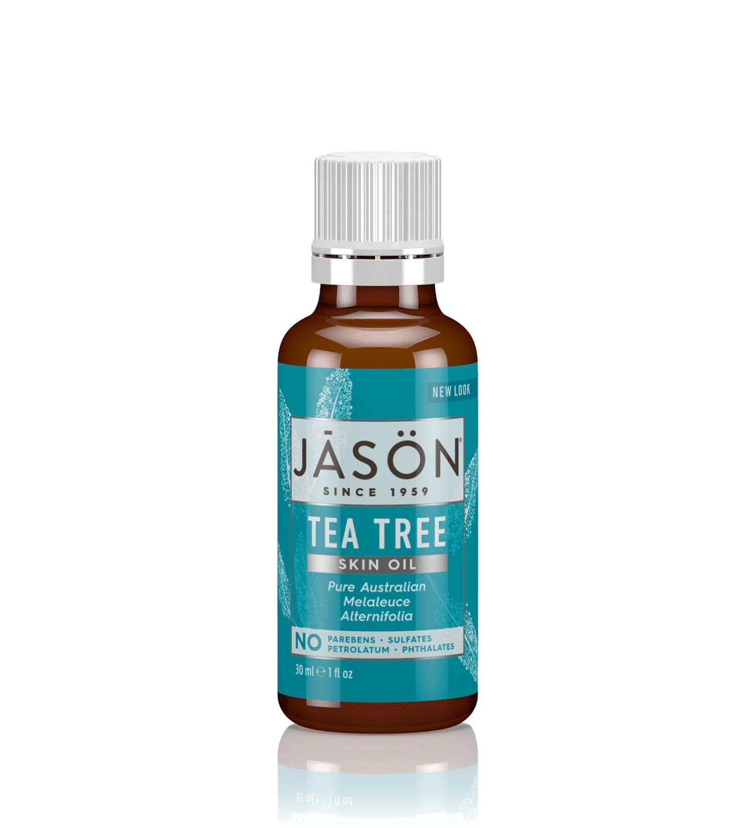 Jason Natural Tea Tree Skin Oil 1 fl oz - Pure & Herbal Moisturizer - Buy Online on GoSupps.com