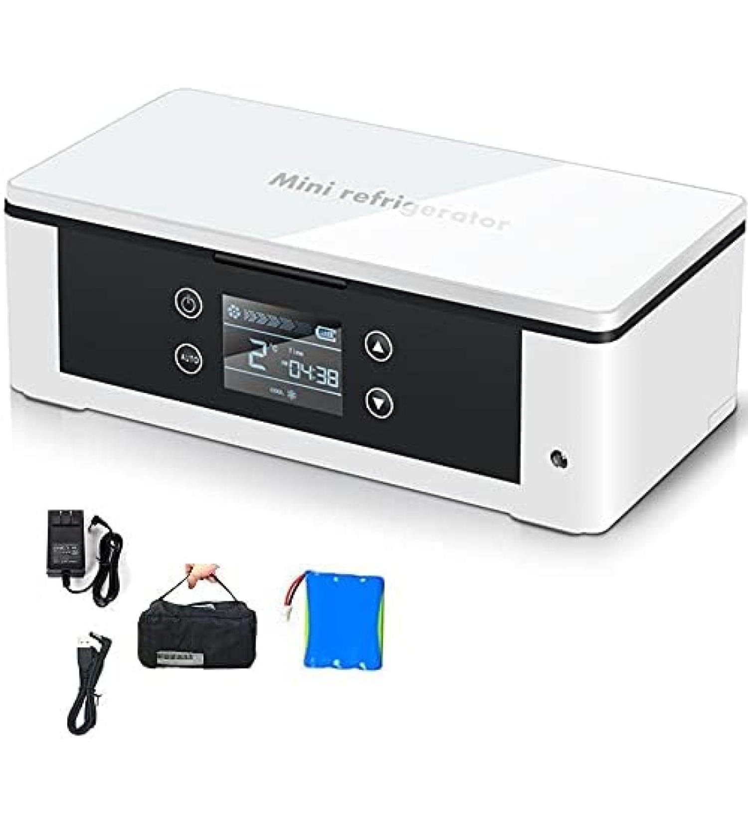 Portable Insulin Cooler Refrigerated Box Insulin Cooler Case Drug Reefer Medicine Cooler Refrigerator Keeping Cooling 2-8 with Lithium Battery for Home Car Travel Camping outstanding78 - Buy Online on GoSupps.com
