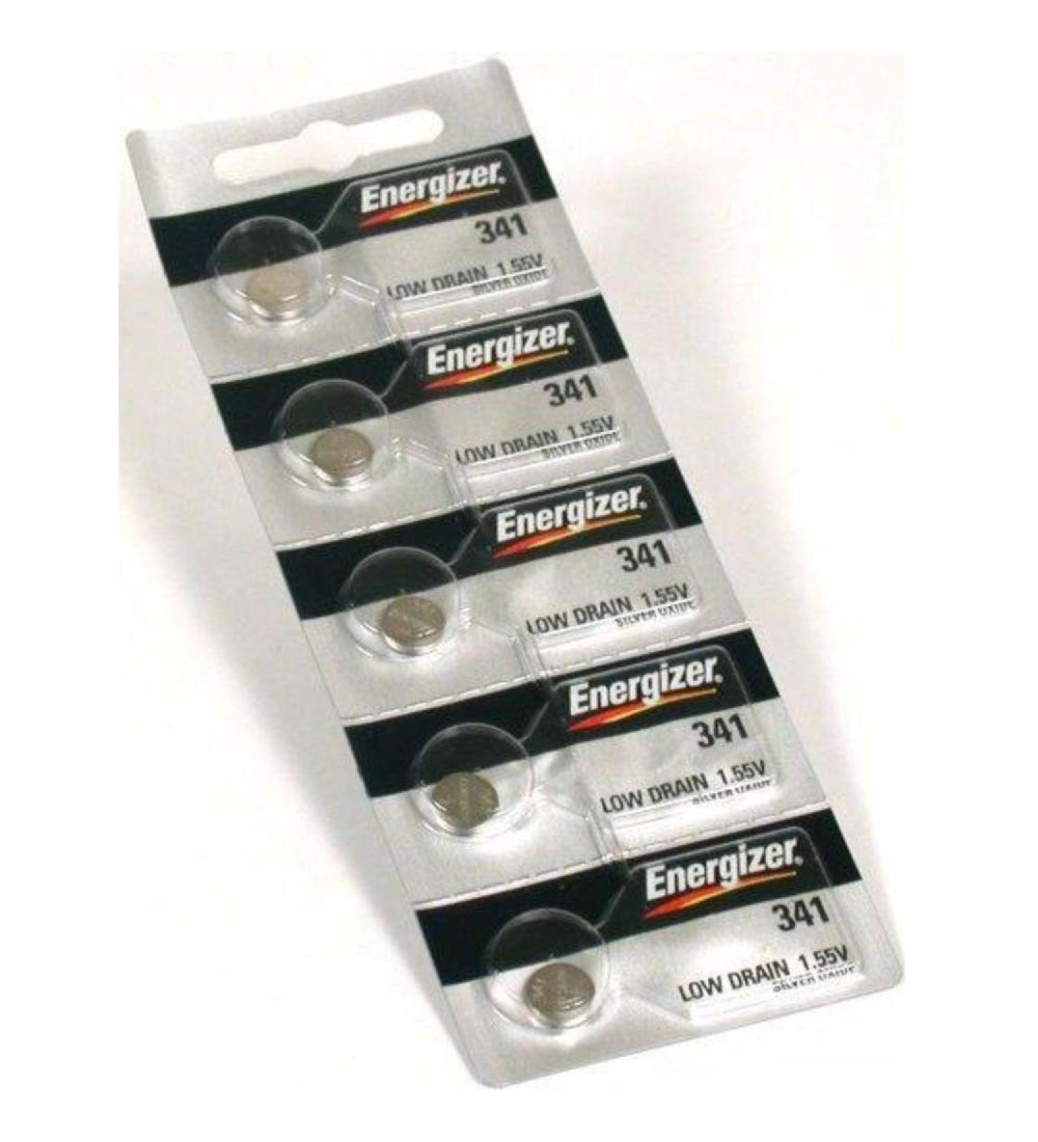Energizer Watch Battery Button Cell 341 Pack of 5 Batteries