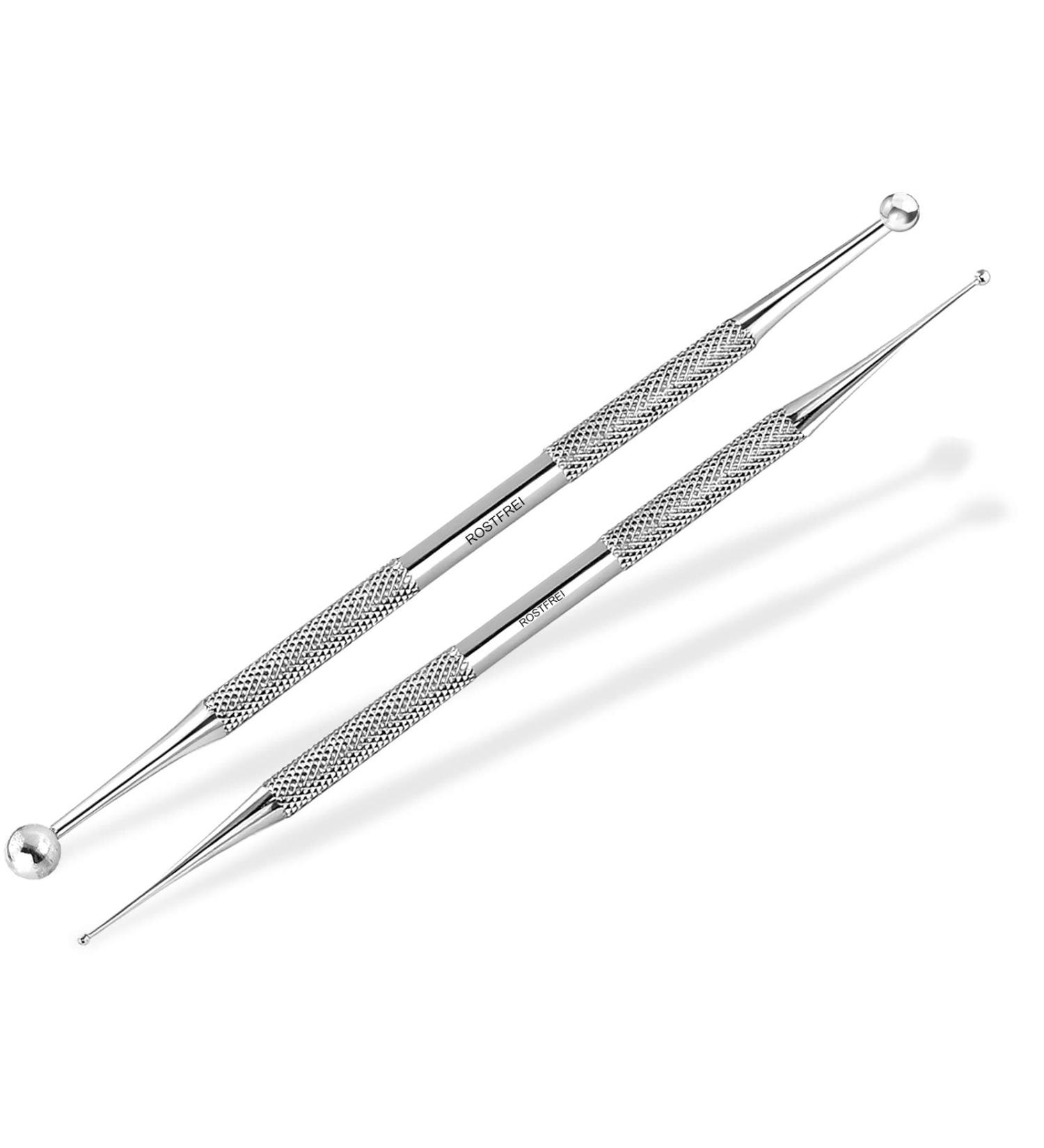 2-Piece Acupressure Pen Set - Reflexology Massage Pens (1/2 mm & 5/10 mm) for Ultimate Relaxation | International Shipping Available - Buy Online on GoSupps.com