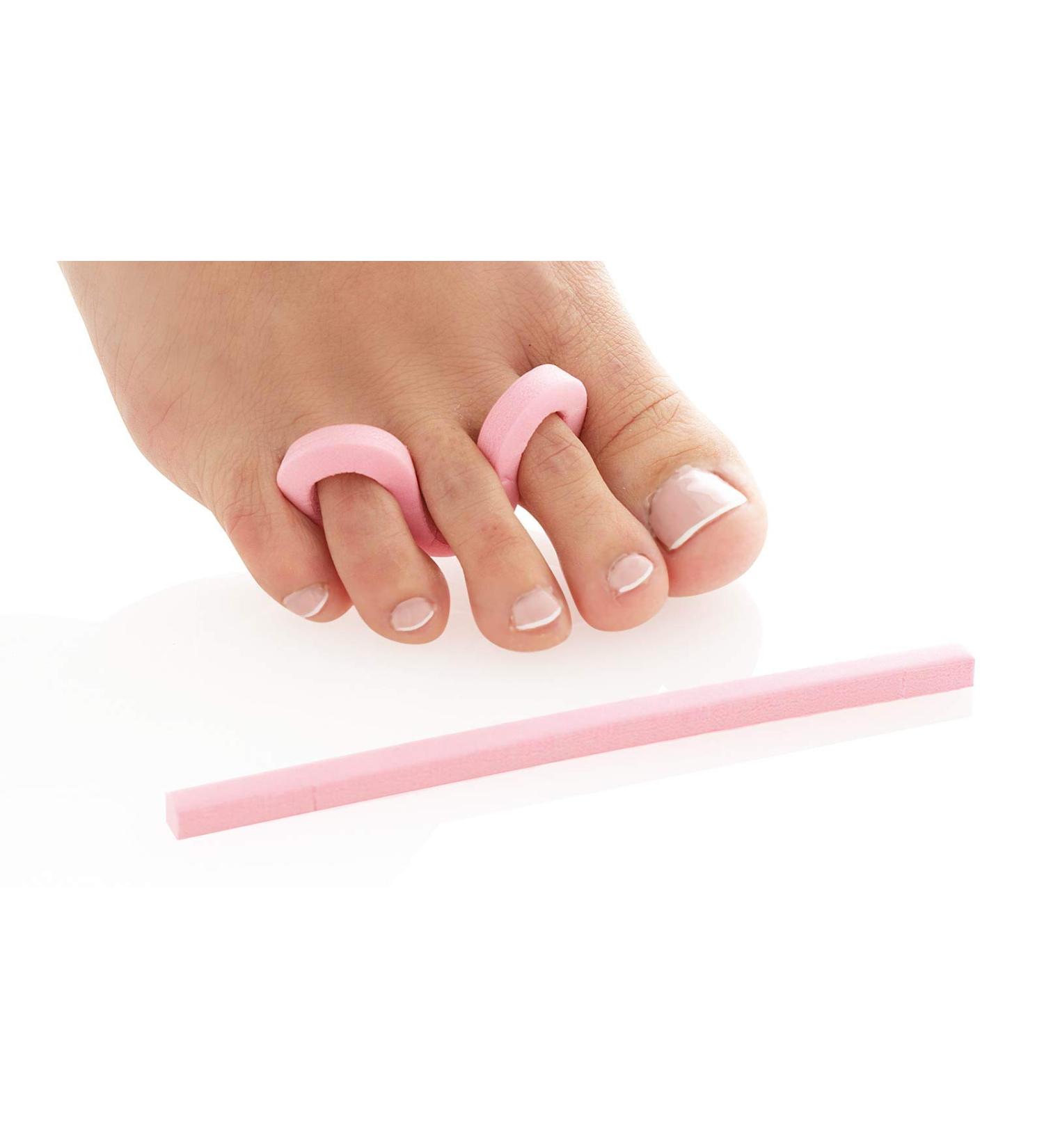 10 pieces of toe separators Kosmetex toe spreaders flexible strips as a painting aid for clean painting