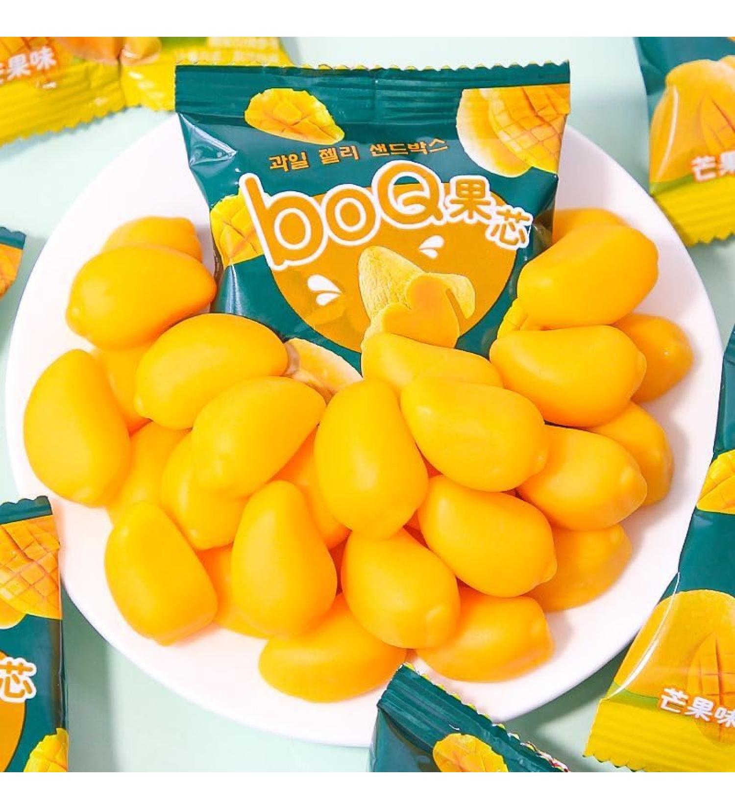 Peeled Mango Soft Candy Fruit Juice Fudge Gummies Sweet Snacks 50% Fruit Juice Content Wedding Candy Children's Candy Snack Gift Pack Pastries Cute Candy Chinese Convenient Food (1000g) - Buy Online on GoSupps.com