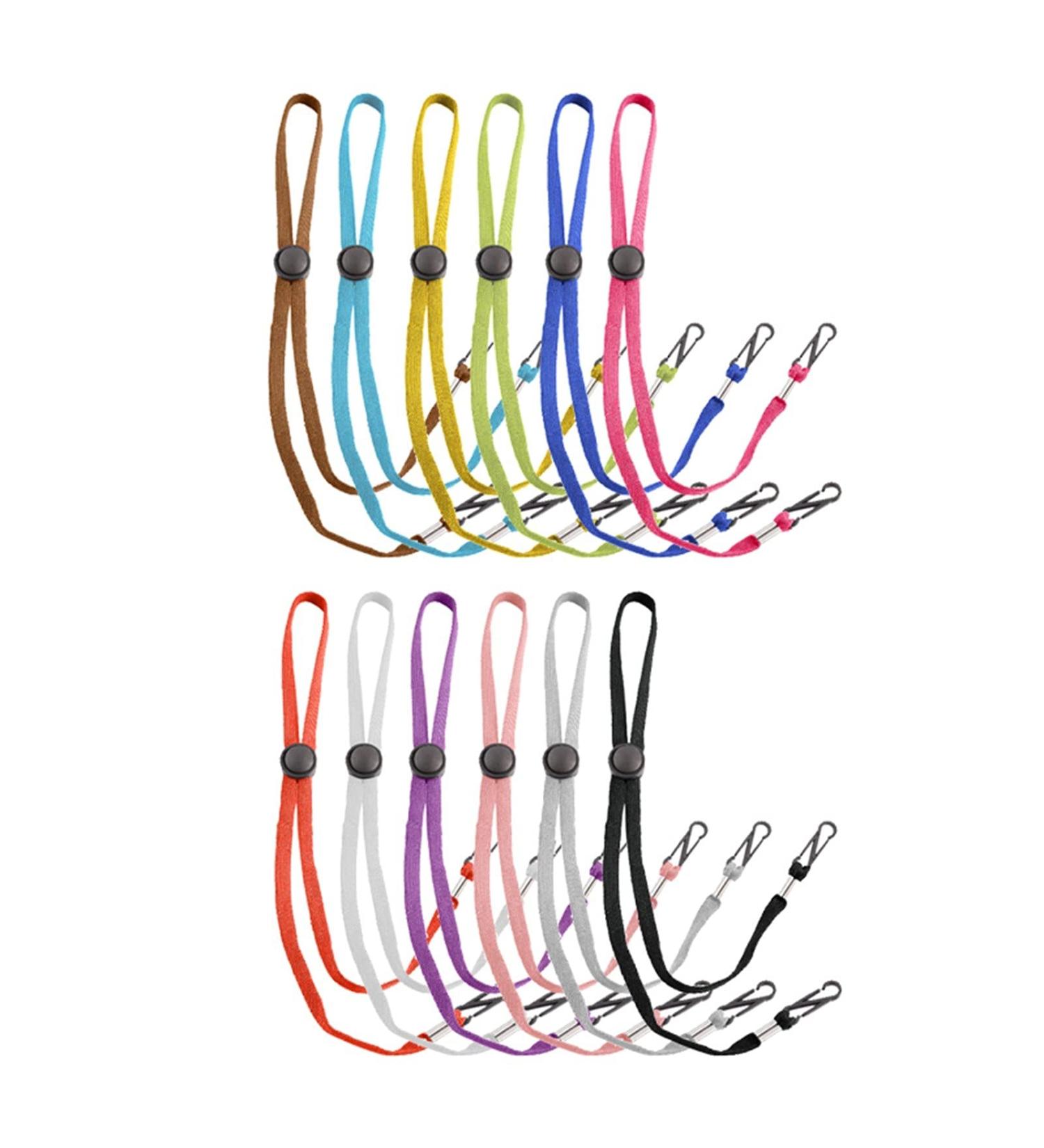 Buy TT 12-Piece Colorful Lanyard Mask Holder for Kids | Adjustable Length Mask Bracket & Collar - 95scloud International Shipping - Buy Online on GoSupps.com