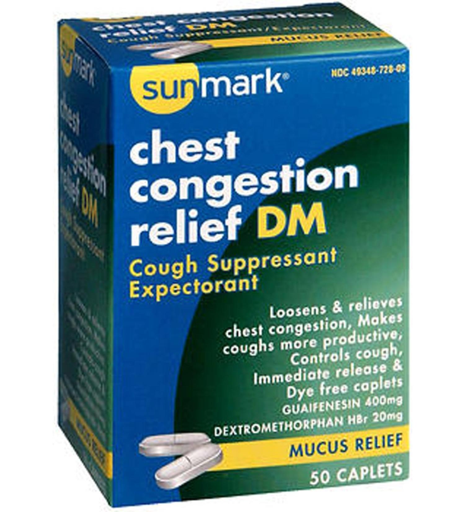 Sunmark Chest Congestion Relief Dm 50 tabs