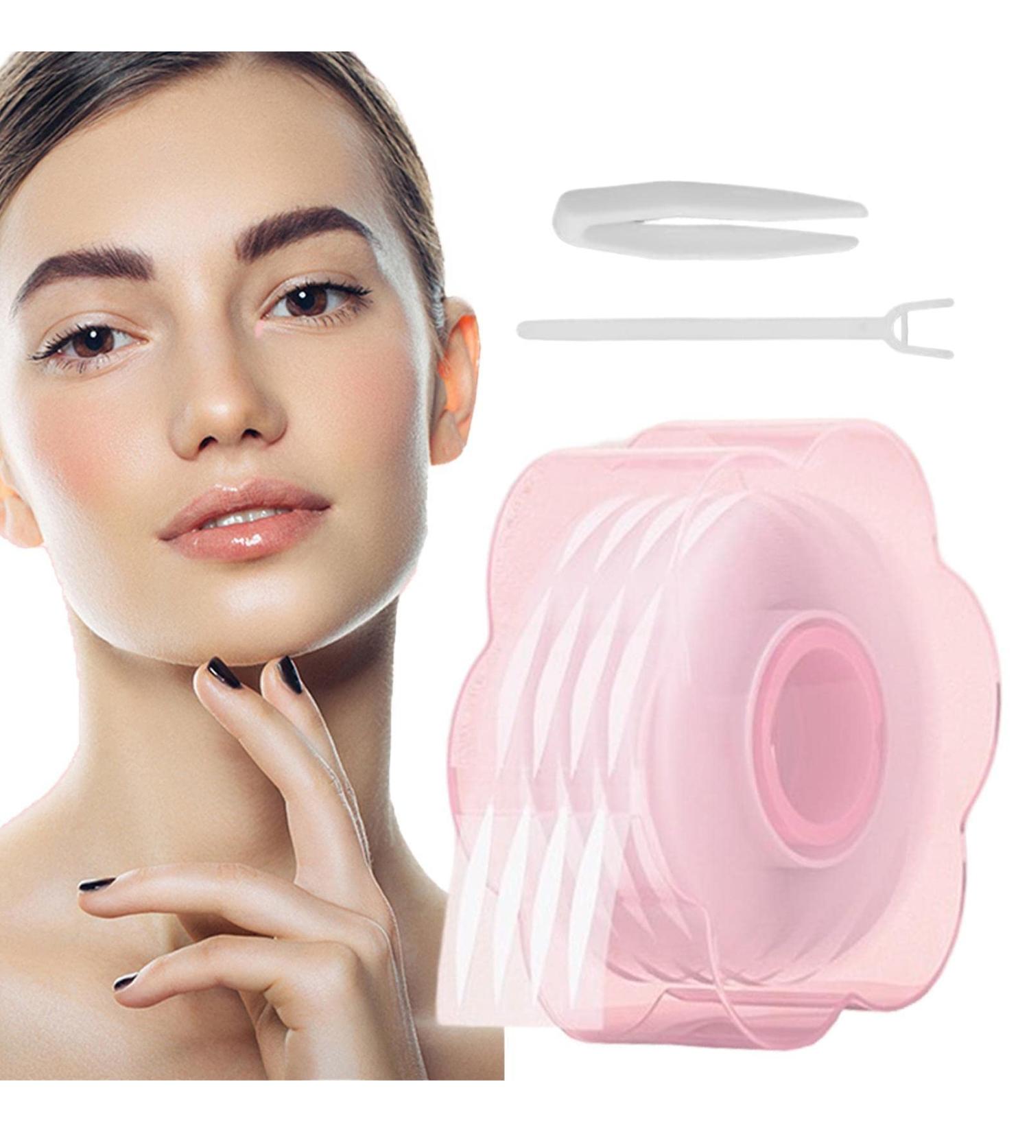 Eye Lift Tape for Droopy Lids - -Adhesive Invisible Double Eyelid Tape Instant Eyelid Lift Strips Eyelid Stickers for Hooded Droopy Uneven Mono-eyelids with Fork Rods and Tweezers Pettis R-c - Buy Online on GoSupps.com