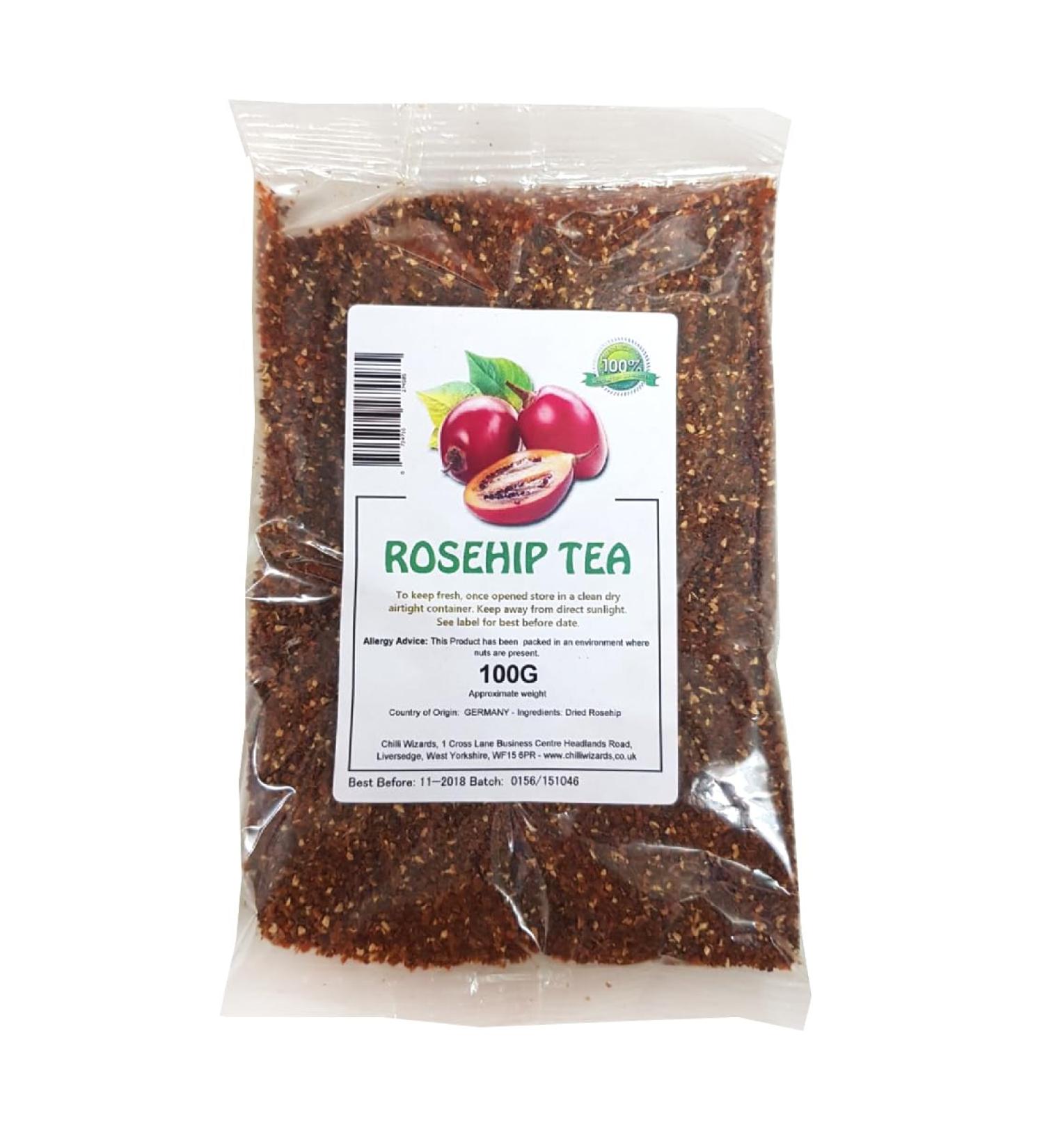 Rosehip Tea Fine Cut 100g Rose Hip Herbal Sweet tea