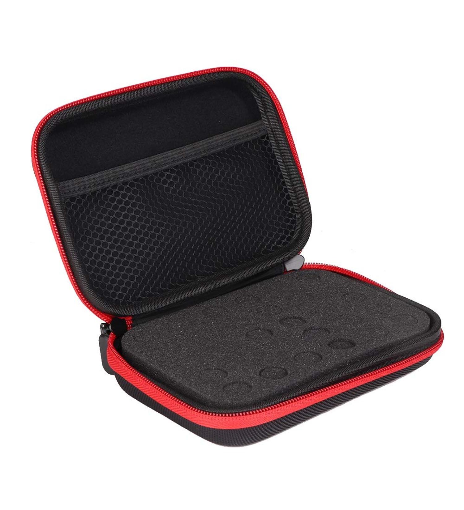 Cyrank Essential Oil Storage Case - Red Carrying Bag for 30 x 3ml Bottles | Ideal for Essential Oil Organization & Travel - Buy Online on GoSupps.com