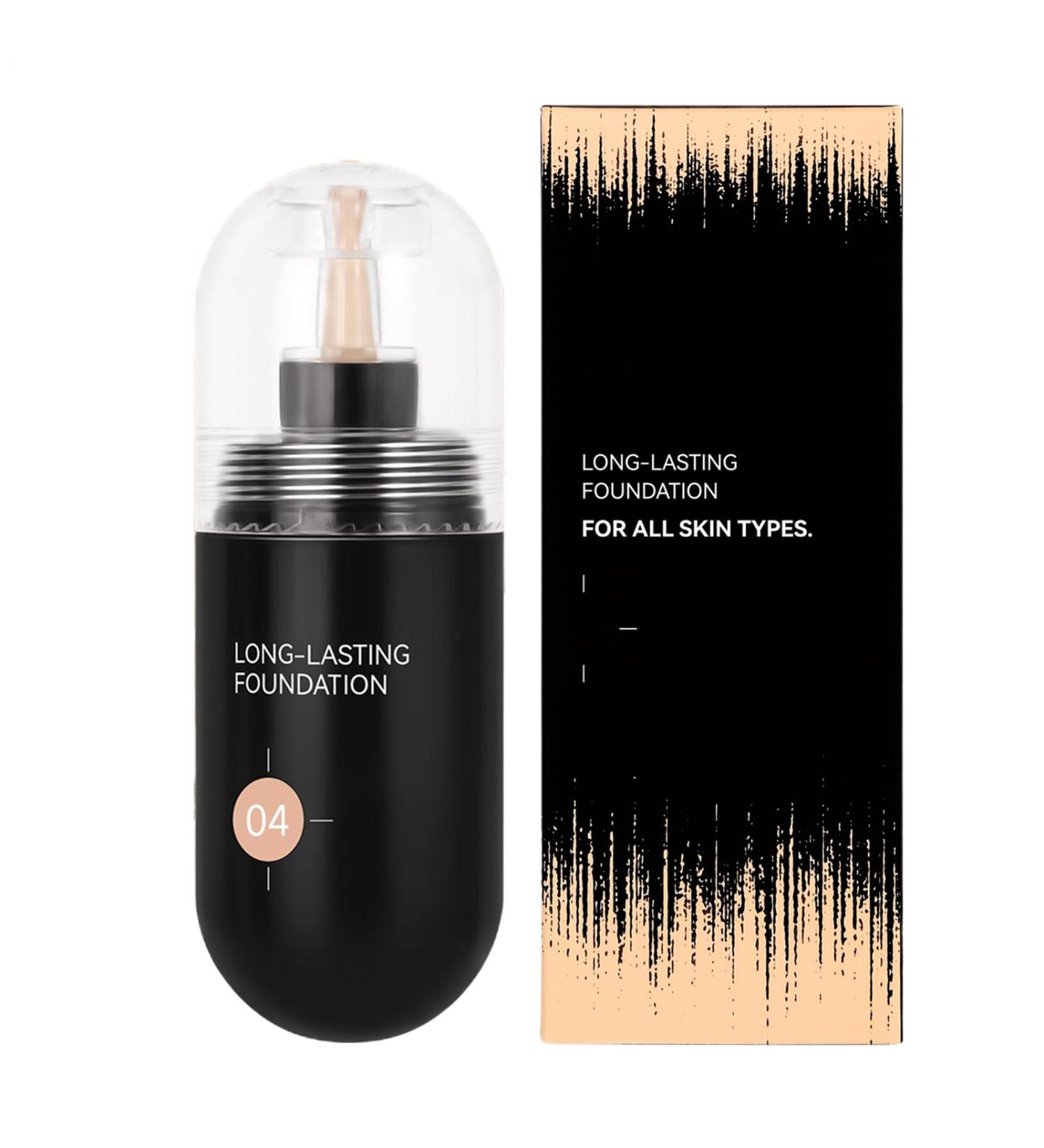Liquid Foundation Matte Foundation 30ml Long-Lasting Moisturizing Makeup Base with a Natural Effect for Sport and Dance - Buy Online on GoSupps.com