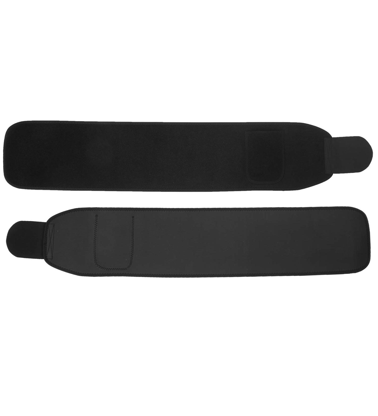 Weikeya Waist Trainer Belt for Runners & Bodybuilders - Elastic Fabric Promotes Blood Circulation Black - Buy Online on GoSupps.com