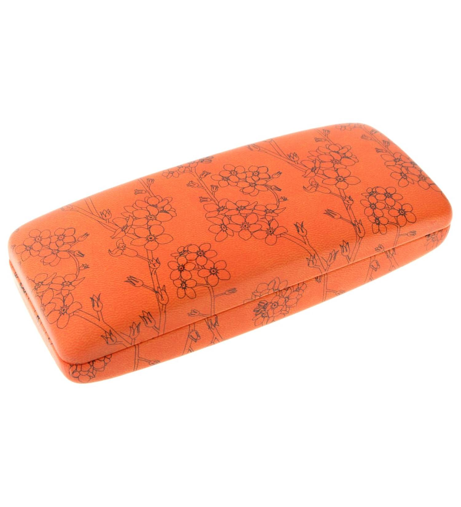 Paule & Knopf Forget-Me-Not Glasses Case with Metal Hinge - Stylish & Durable - 5 Colors Available Including Orange - Shop Internationally! - Buy Online on GoSupps.com