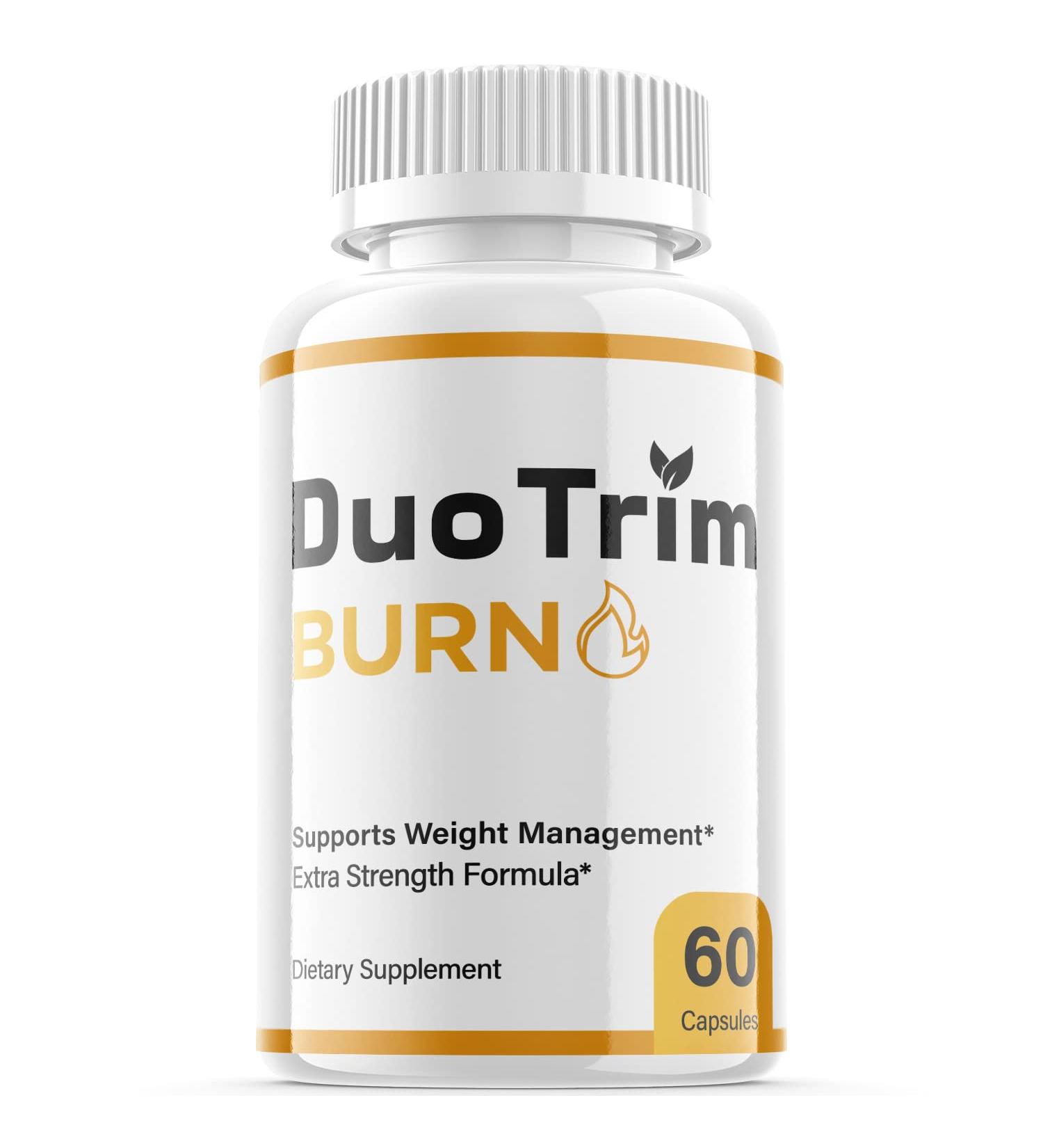 Duo Trim Burn Advanced Formula Supplement - 60 Capsules for Effective Weight Management - Buy Online on GoSupps.com