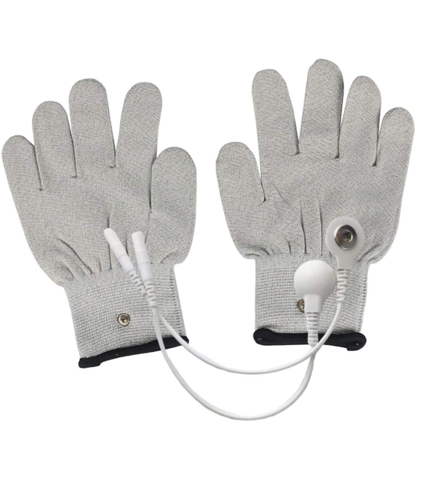 Electrodes Gloves for Pain Relief | Pulse Electrotherapy Massager EMS TENS Device | XL Conductive Health Care - Buy Online on GoSupps.com