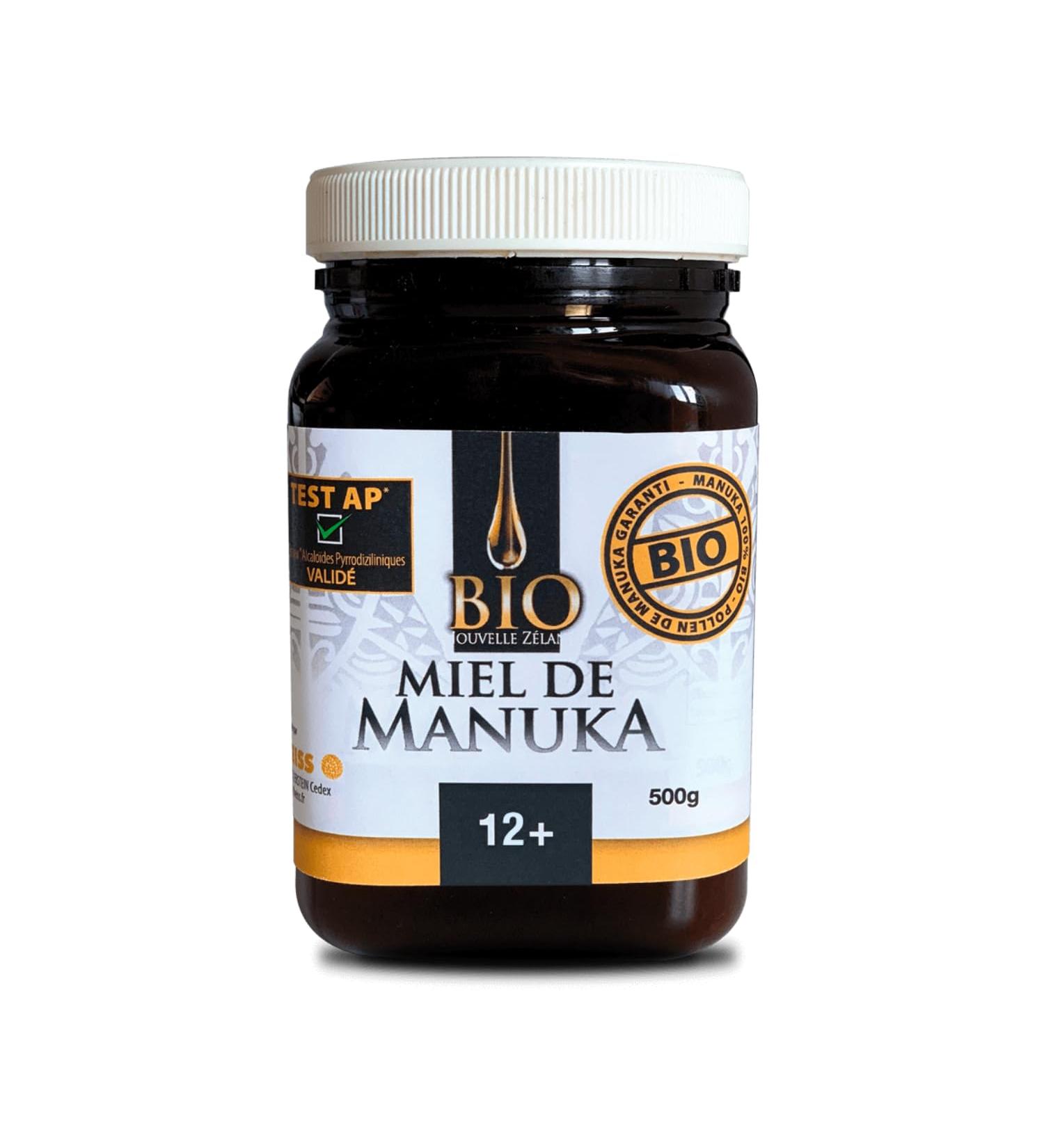 Dr Theiss - Organic Manuka Honey 12+ - Superior Quality - Certified Organic Ecocert - 500G