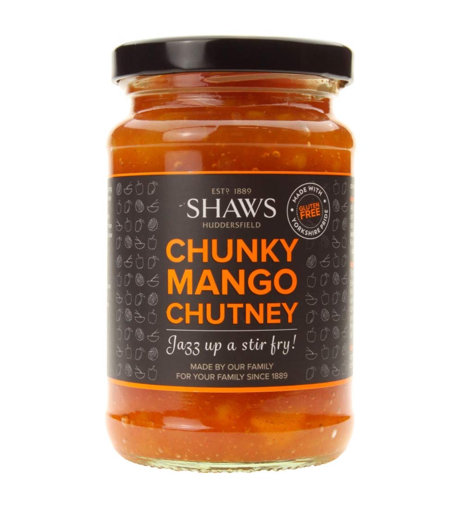 Shaws Yorkshire Chunky Mango Chutney 300g - Buy Online on GoSupps.com