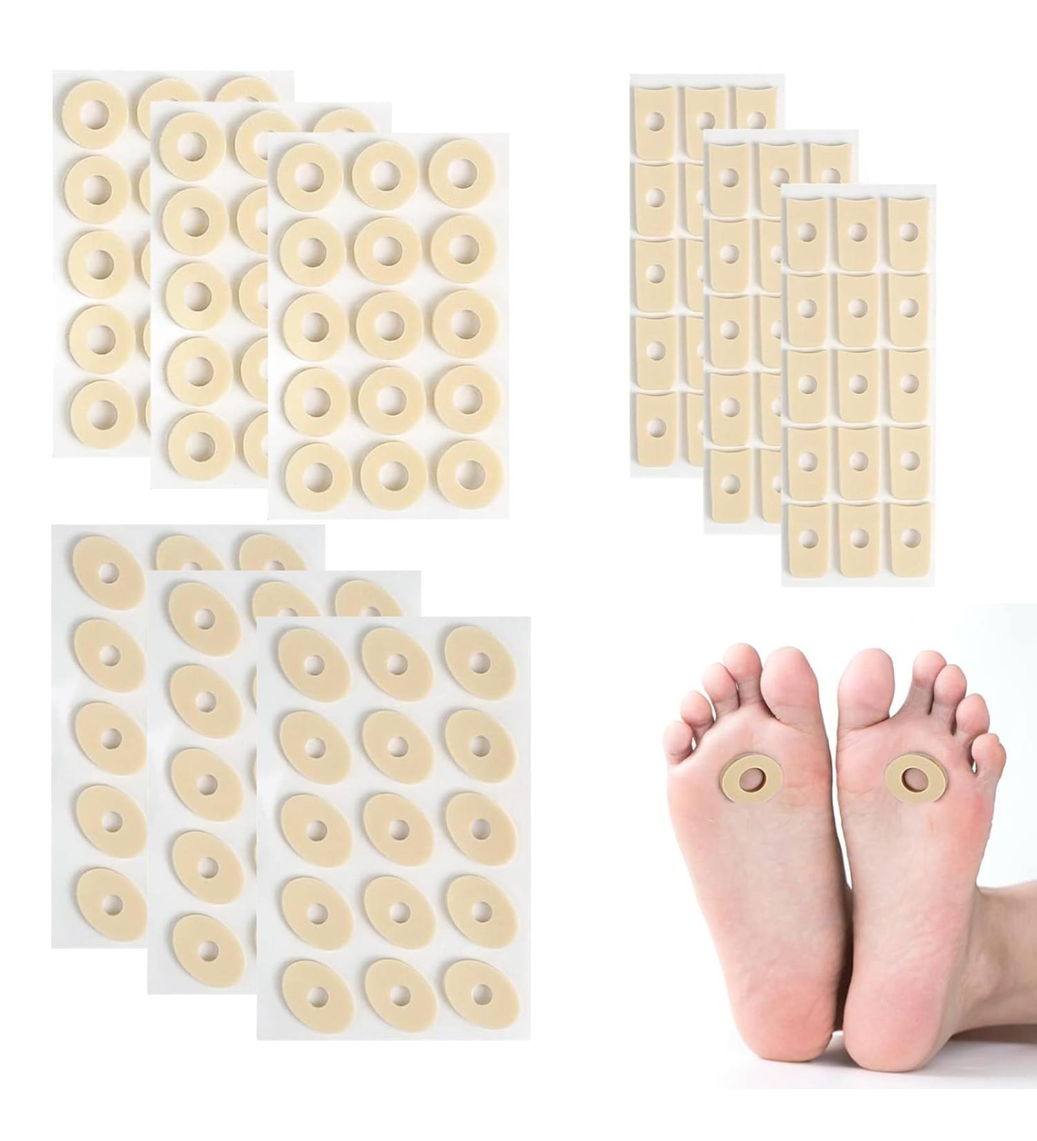 90 Pcs Waterproof Corn Plasters for Feet - Anti-Slip Bunion & Toe Protectors for Foot Pain Relief - Buy Online on GoSupps.com
