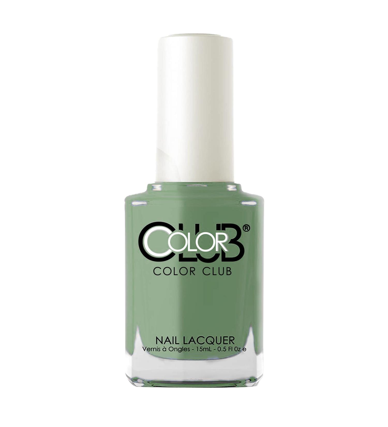 Color Club Color Club Nail Lacquer Jardin Green Nail Varnish Glossy Long Lasting 15ml - Buy Online on GoSupps.com