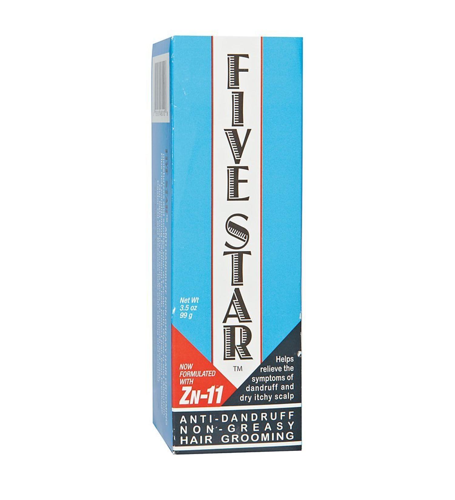 Sulfur8 Five Star Anti-Dandruff Non-Greasy Hair Grooming 3.5 oz (99g)