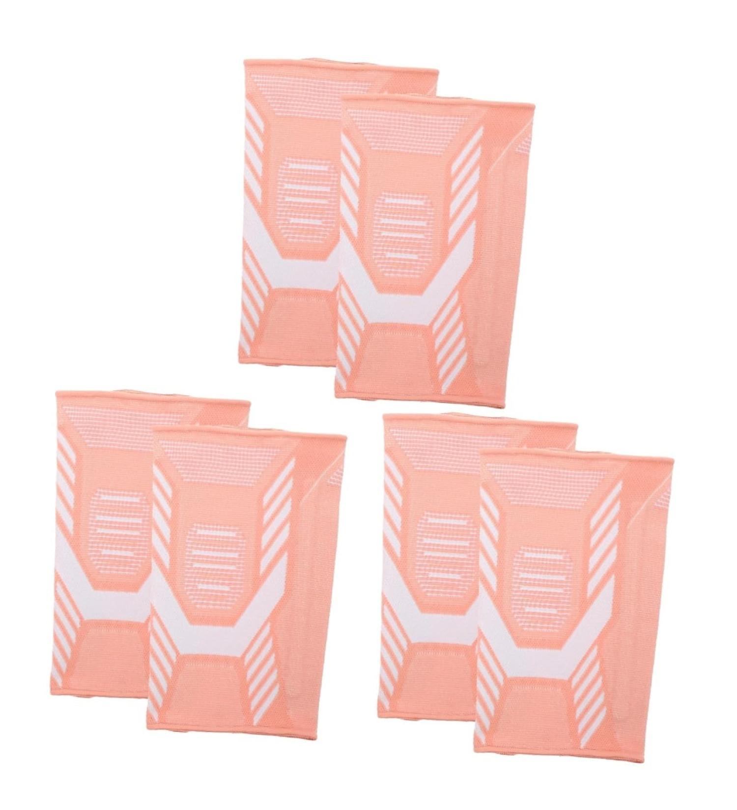 NOLITOY 3 Pairs Knitted Knee Pads - Washable Support Pads for Girls - Pink Knee Protection - International Shipping Available - Buy Online on GoSupps.com