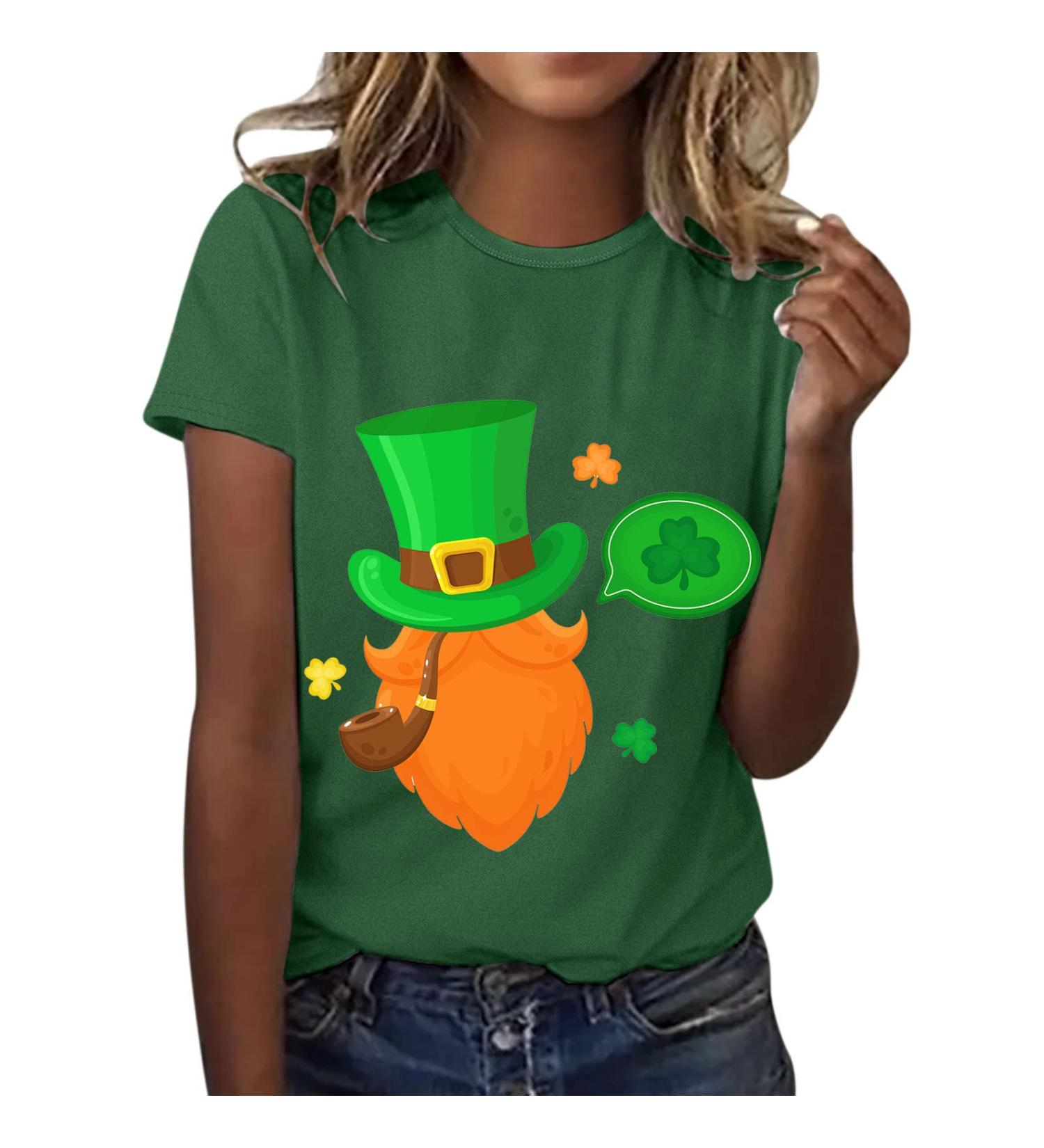 St. Patrick's Day Gnomes Green Proud T-Shirt - Co-DX-0111-A39 | [Your Brand Name] - Buy Online on GoSupps.com