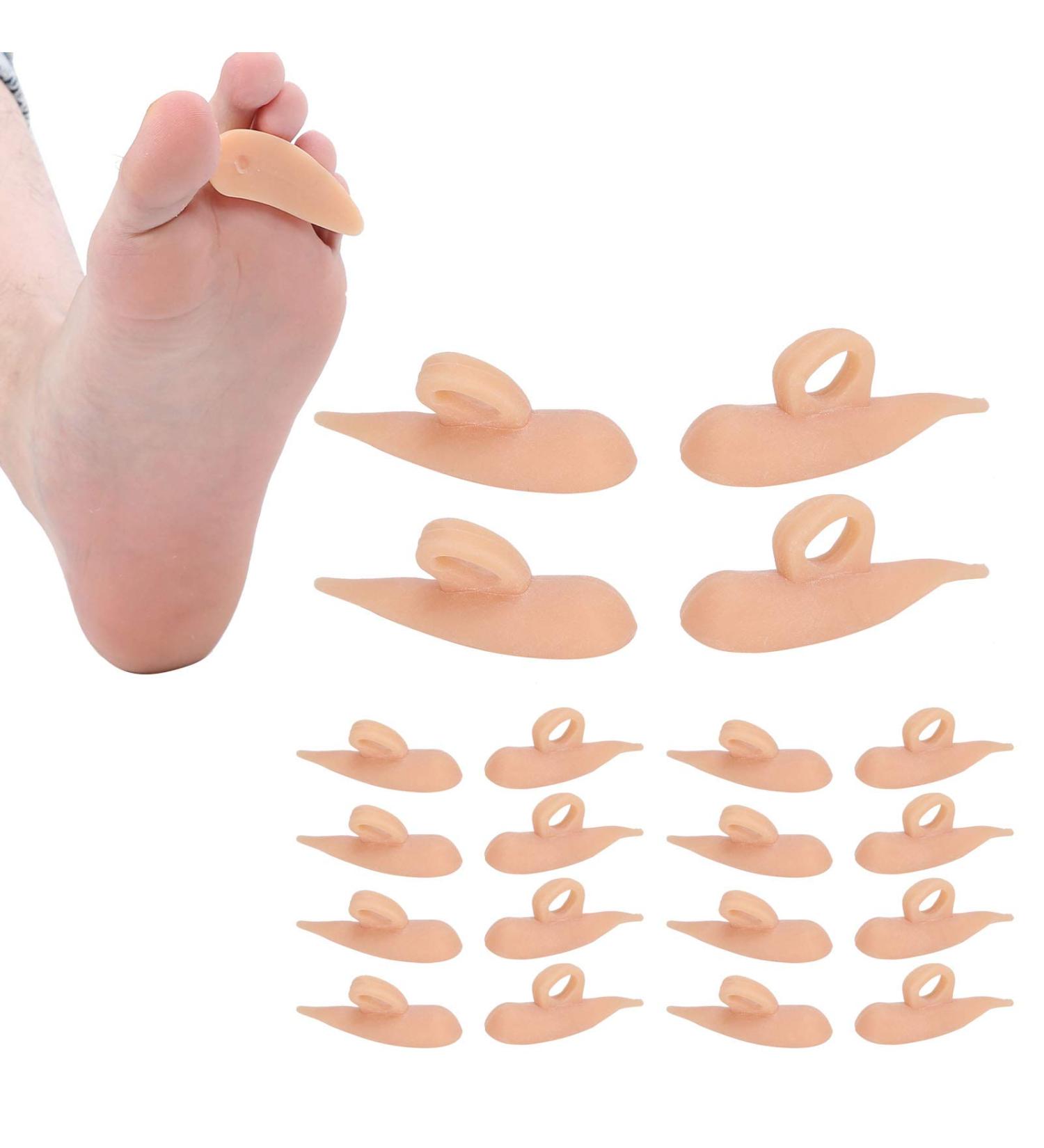 10 Pairs Hammer Toe Cushions Pad - SEBS Corrector for Adults | Middle Toe Single Hole (Color Options) - Buy Online on GoSupps.com