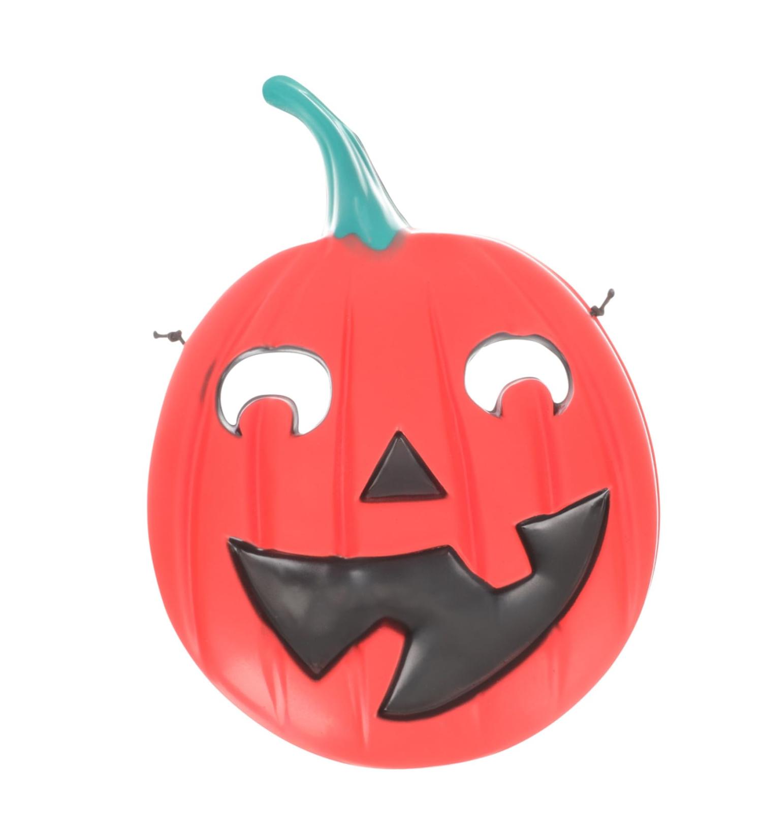 Holibanna 4 pcs Smile Props Halloween Costumes Red Fashion Horror Costume Favors Festival Covers Cosplay Plastic Scary Head Funny Decor Creepy Party Decoration Decorative Pumpkin 25x19cm Red - Buy Online on GoSupps.com