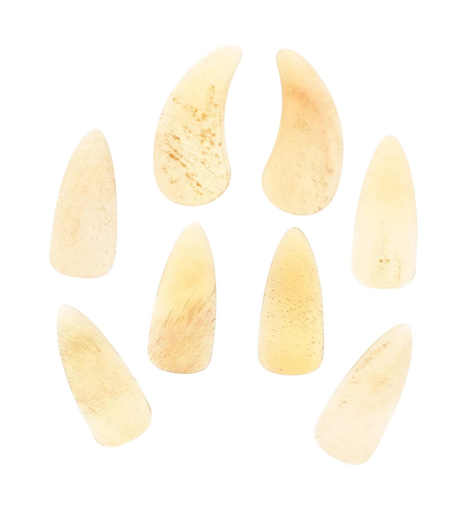 WOFASHPURET 8pcs Guzheng nails guitar picks for kids guzheng picks acoustic guitar picks bass finger picks guzheng ox horn pick thin guitar picks thumb picks child finger guard Ukulele horns 3X1.2X0.1CM Light Yellow 01 - Buy Online on GoSupps.com