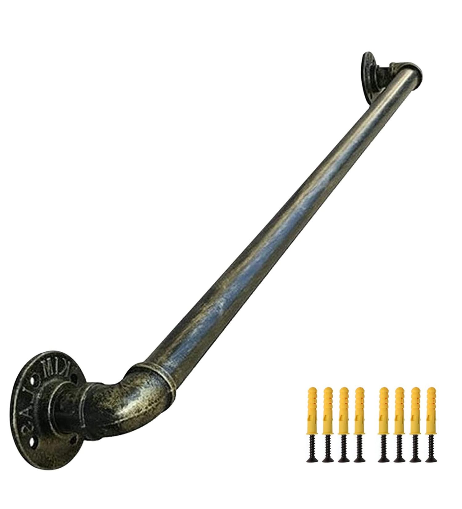 Staircases Banister Handrail Railing for Stairs Indoor Outdoor Steps Rails - Bronze Metal Wrought Iron Round Pipe Support Rod Safety Grab Bar (Size : 13.1ft/400cm) 9ft/270cm - Buy Online on GoSupps.com