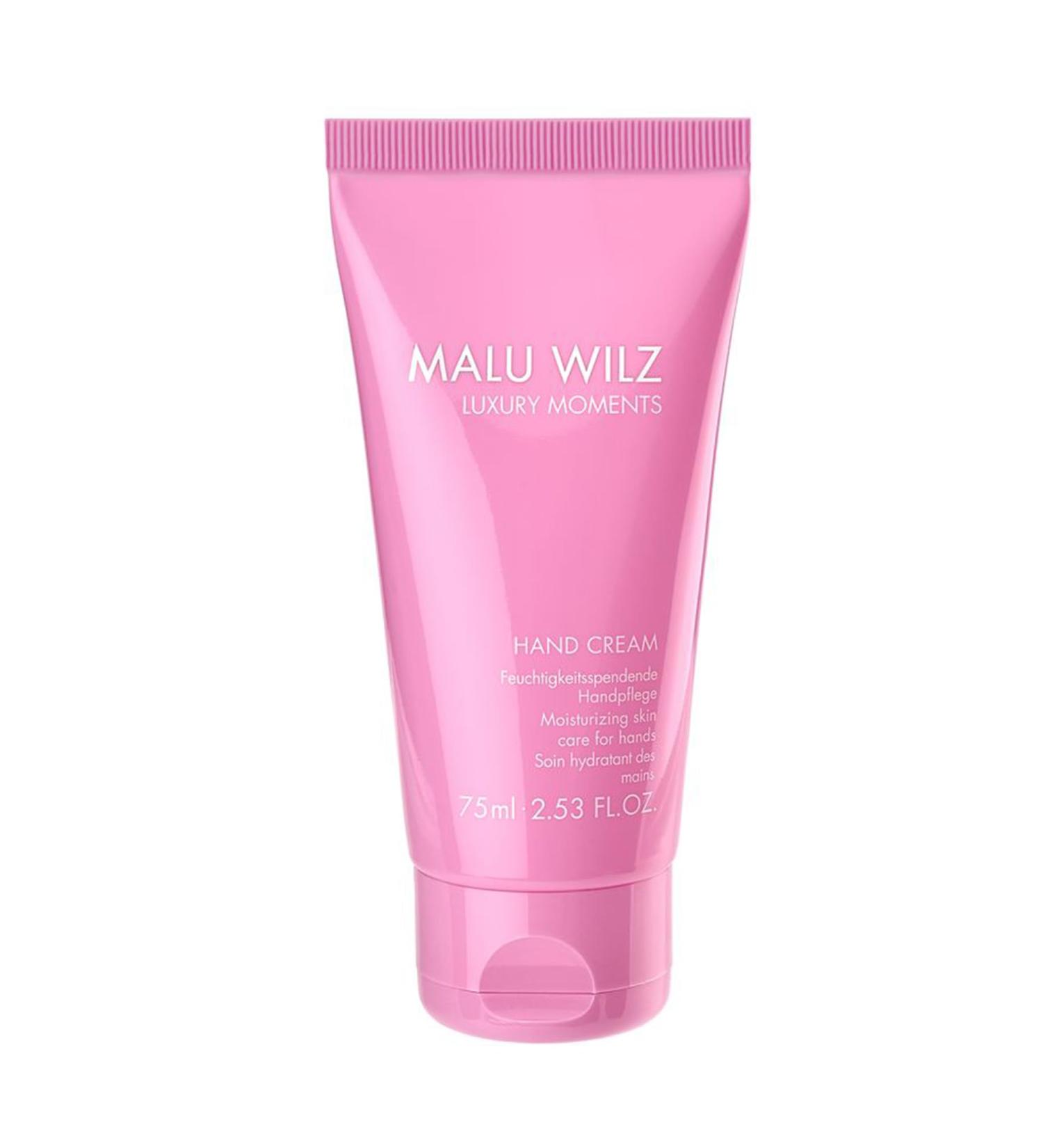 Malu Wilz Luxury Moments Hand Cream 75ml I Skincare Hand cream for very dry hands I Hand care with hyaluronic acid & coconut oil I for all skin types i vegan