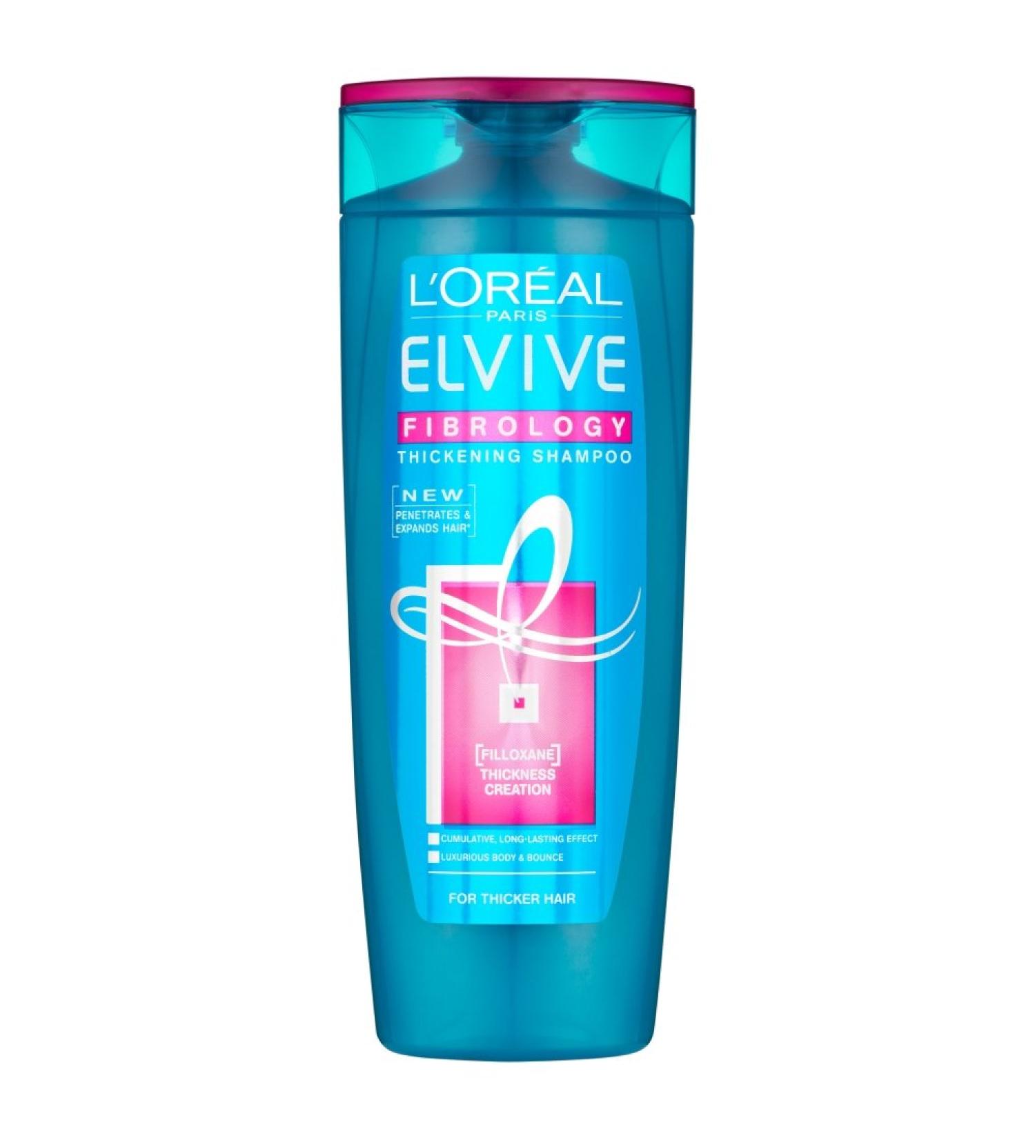 L'Oreal Paris L'Oreal Elvive Fibrology Thickening Shampoo 400ml (Pack of 6)