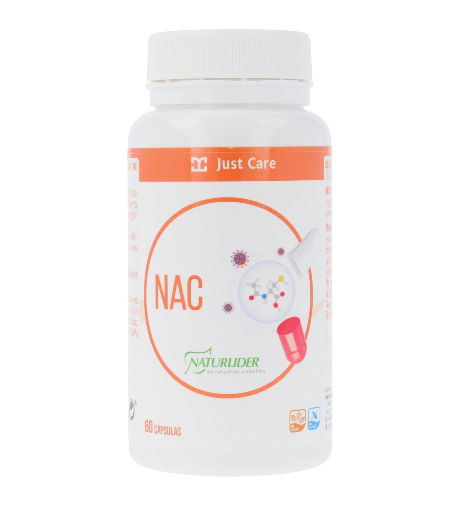 NAC 60 Plant Capsules - Premium Antioxidant Support for Optimal Health | International Shipping Available - Buy Online on GoSupps.com
