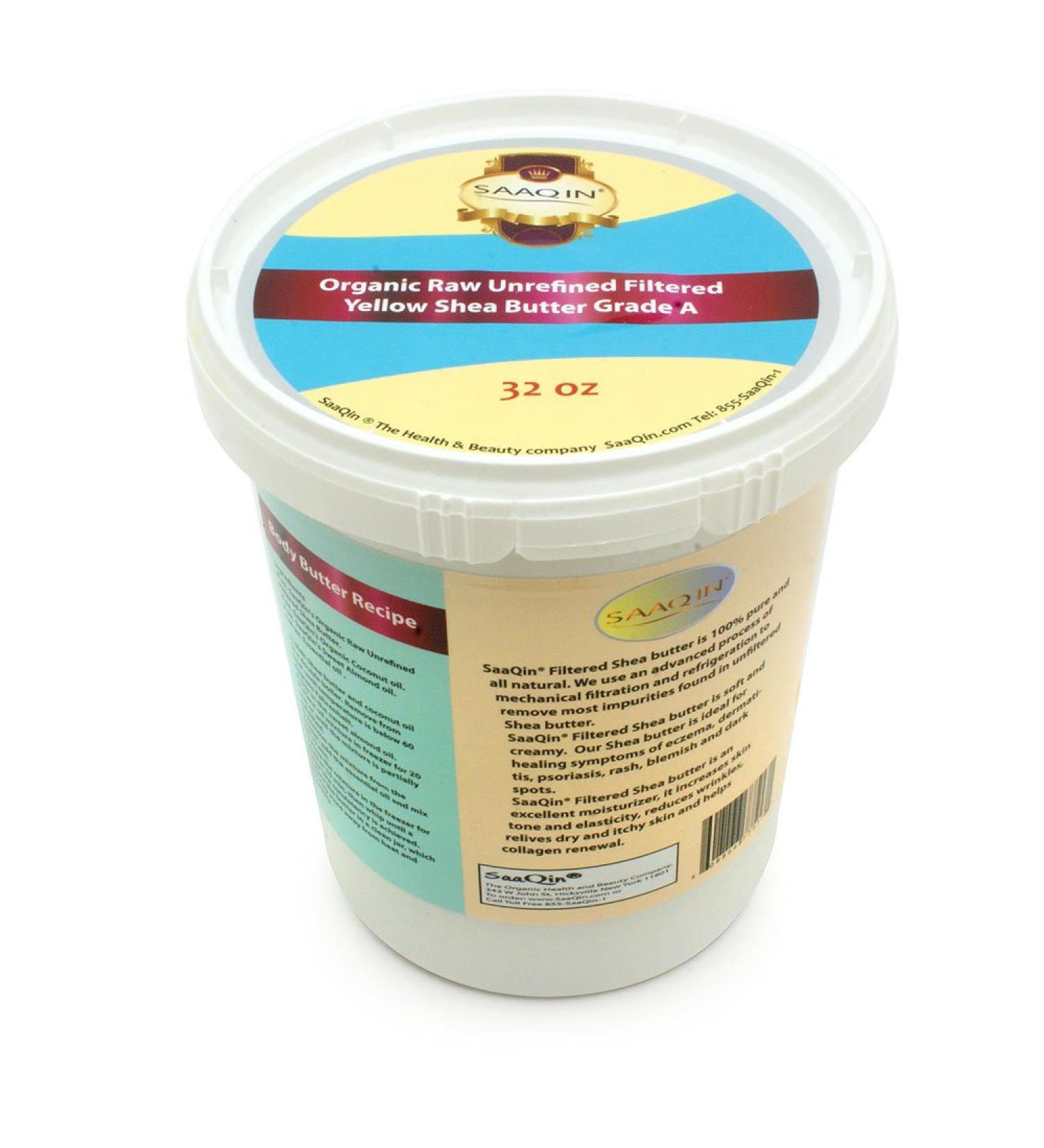 2 Pack of Filtered Super Creamy Yellow Shea Butter - 32 Oz - Buy Online on GoSupps.com
