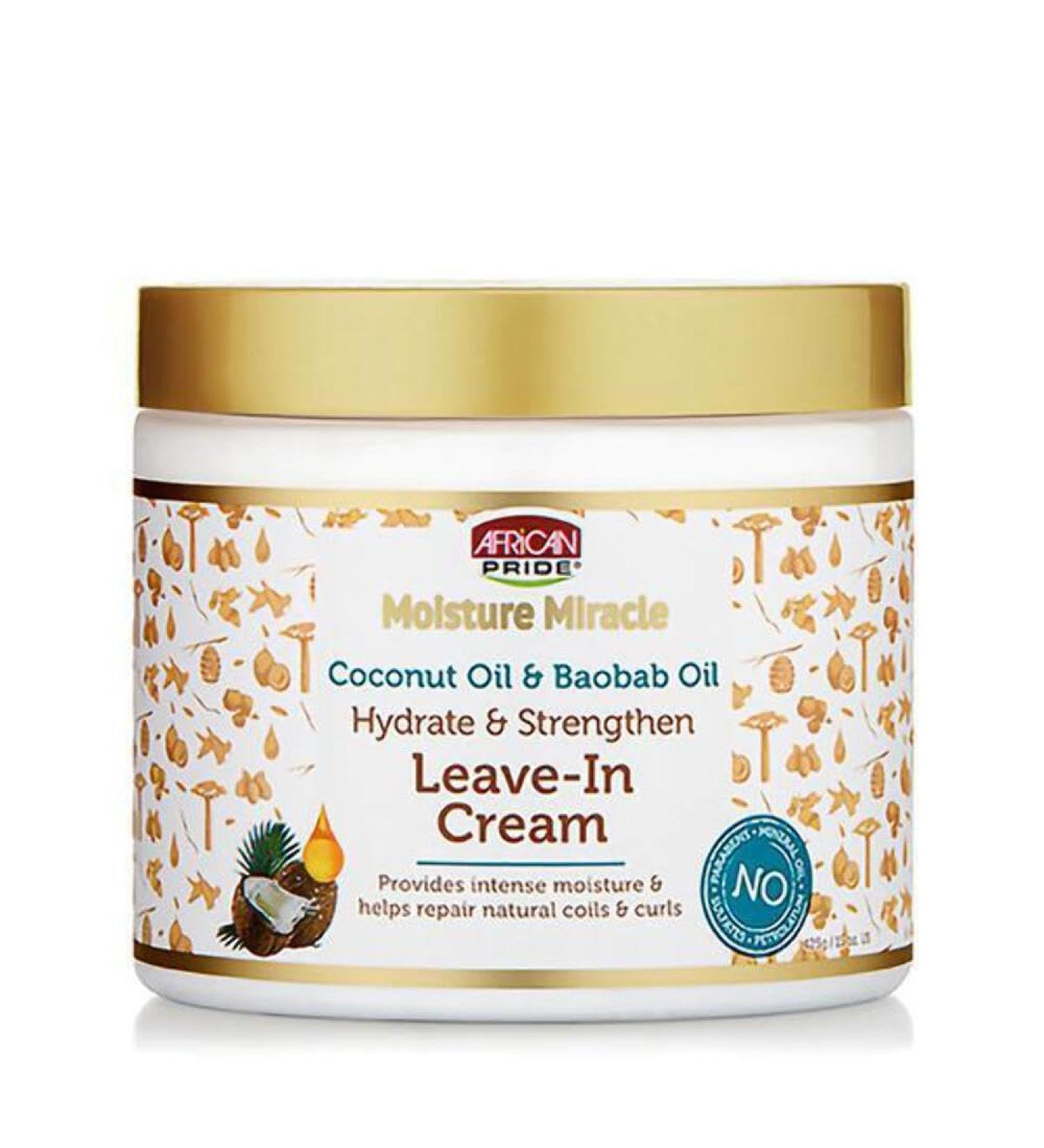 African Pride Moisture Miracle Leave in Cream 15oz
