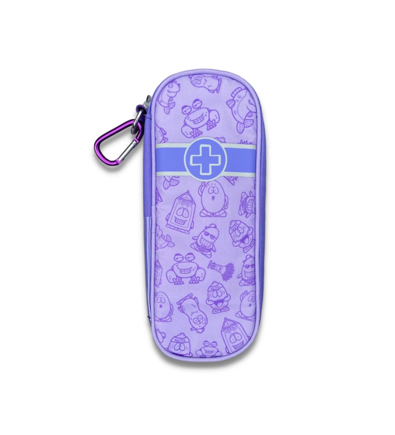 AllerMates Children's Premium Medical Allergy Kids Carrying Case for EpiPen or Auvi-Q and Benadryl - Buy Online on GoSupps.com