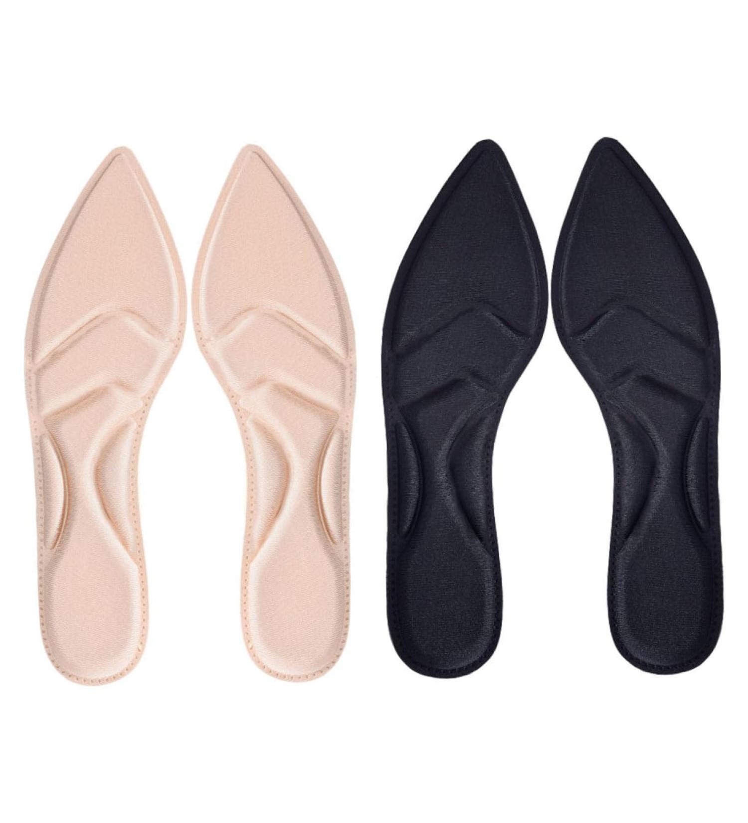 NOLITOY High Heel Insoles - Arch Support Sweat Absorbent Shoe Inserts for Women | Comfortable Height Increasing Pads for Pointed Shoes - Buy Online on GoSupps.com