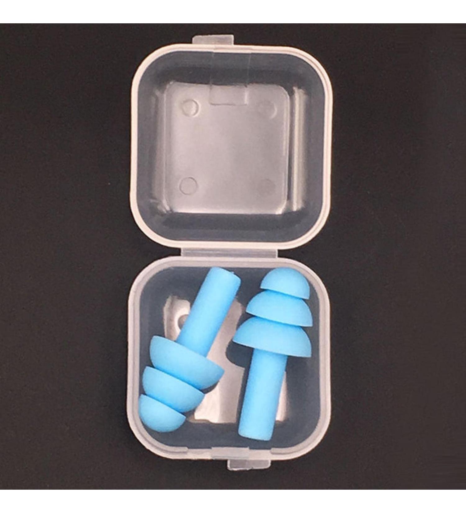 Earplugs Ear Plugs Sleeping Noise Canceling Ear Plugs box-packed comfort earplugs for Swimming Snoring 1Pairs(Blue) - Buy Online on GoSupps.com